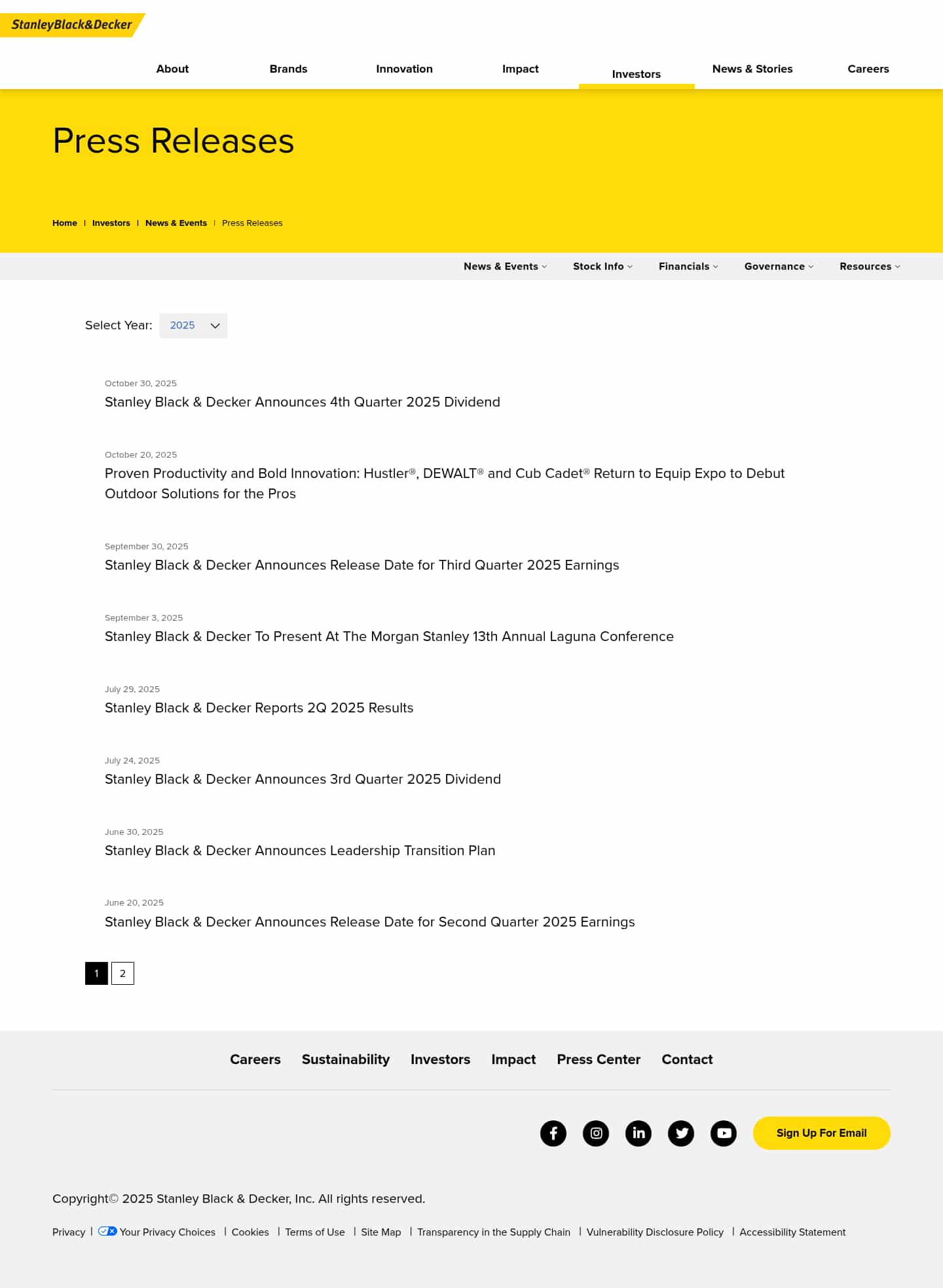 Latest website image capture