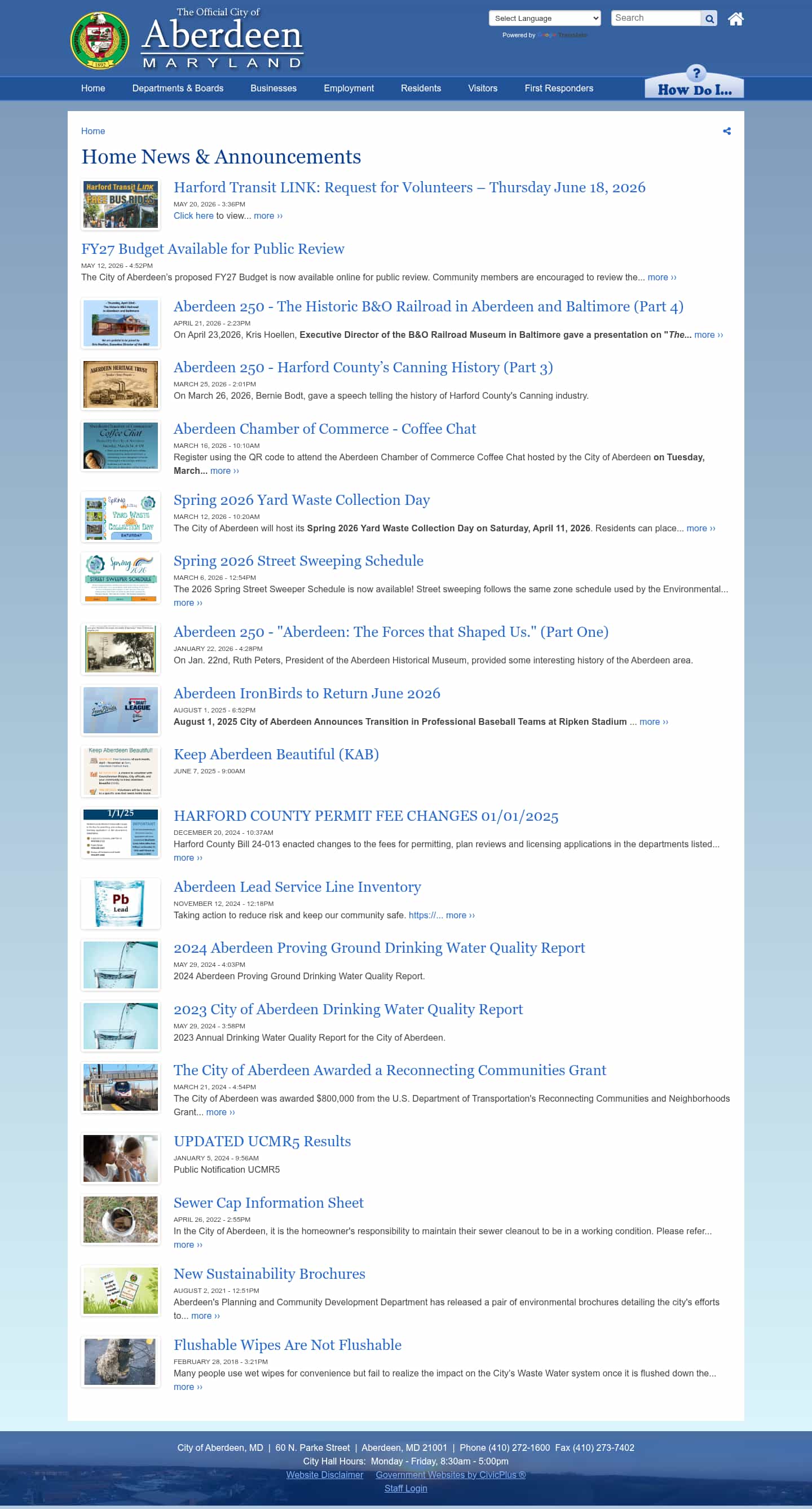 Latest website image capture