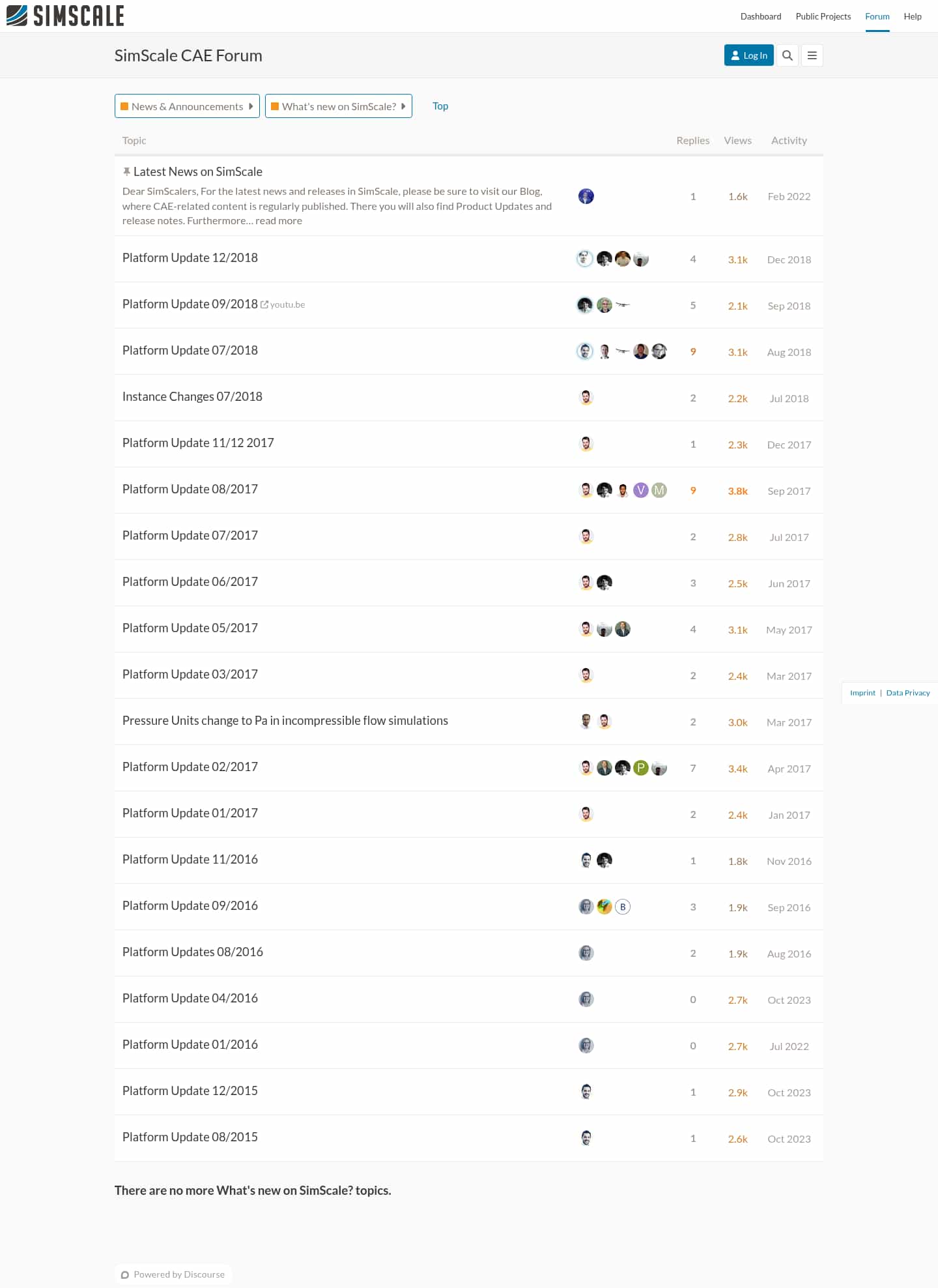 Latest website image capture