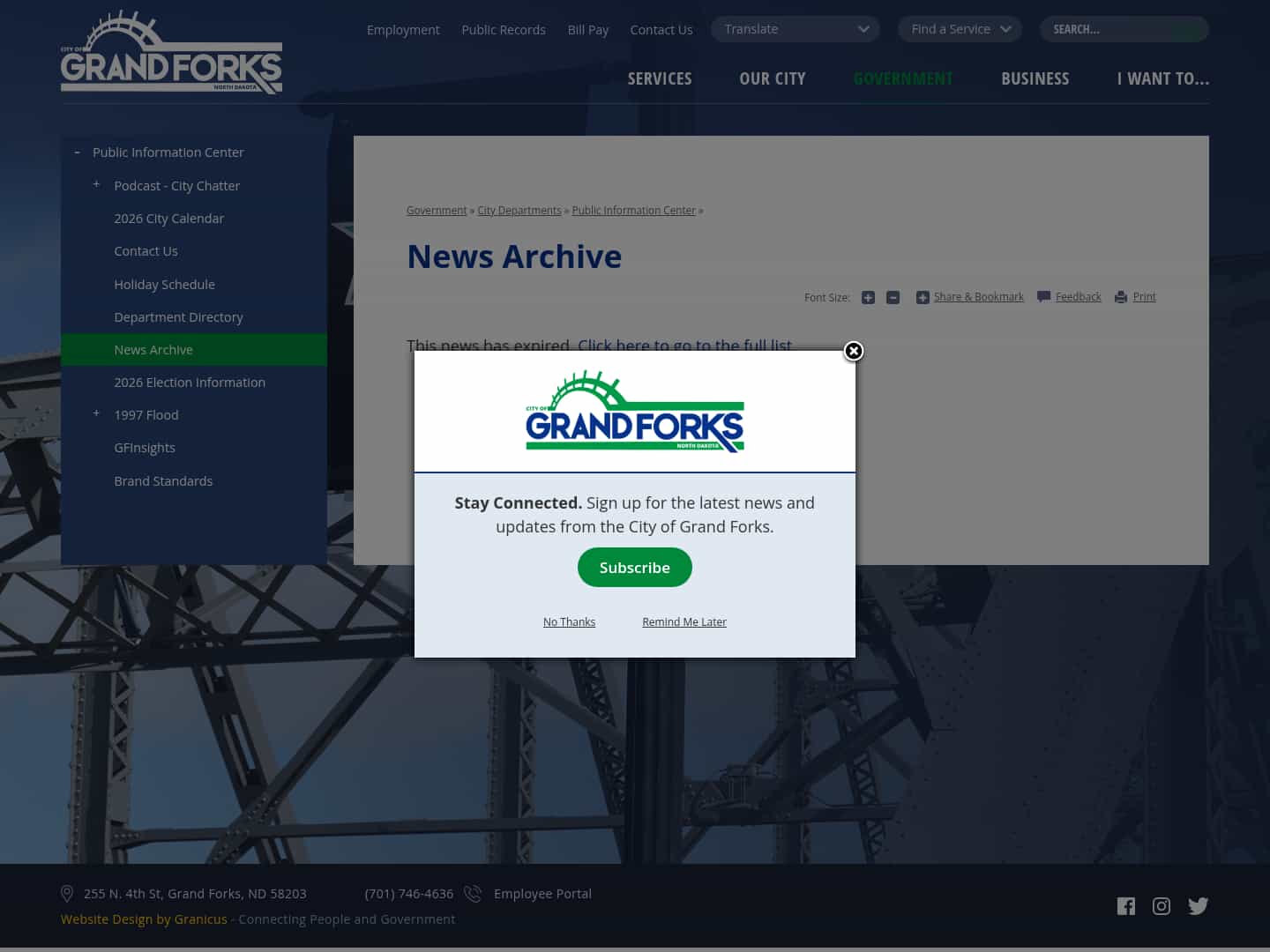 Latest website image capture