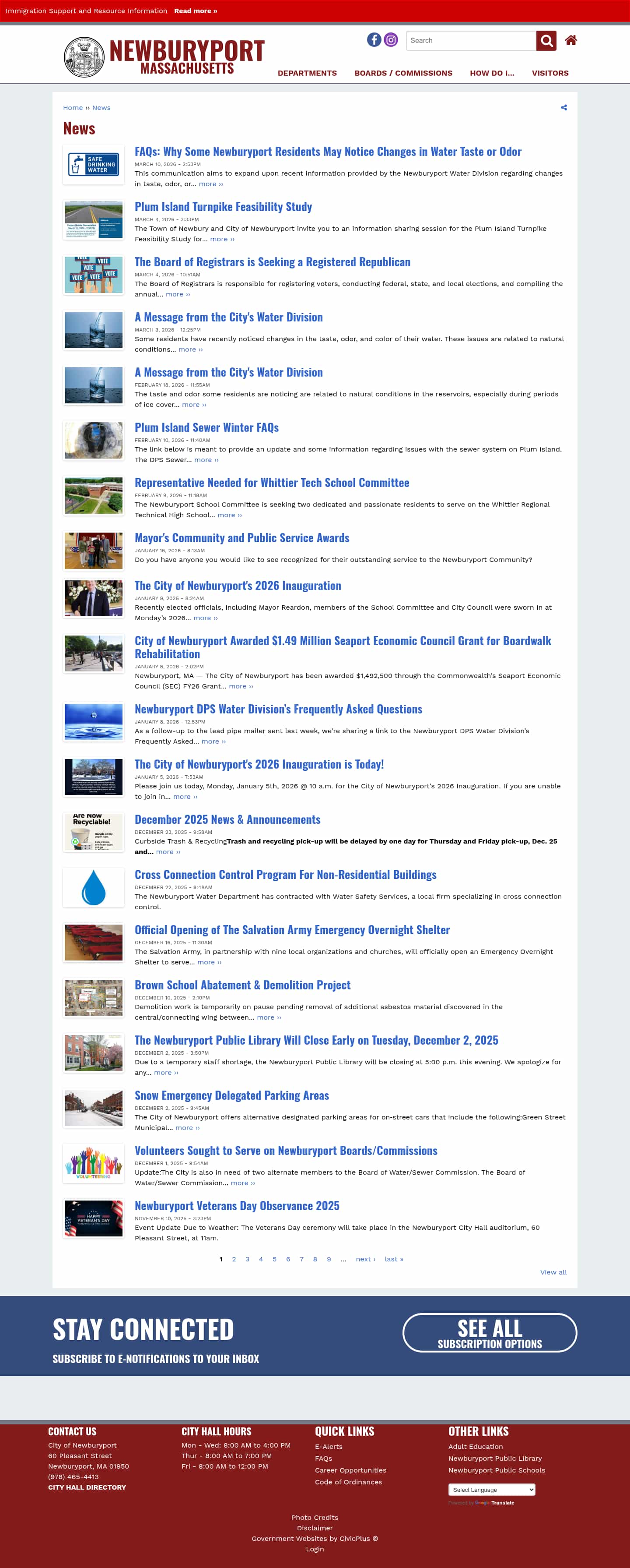 Latest website image capture