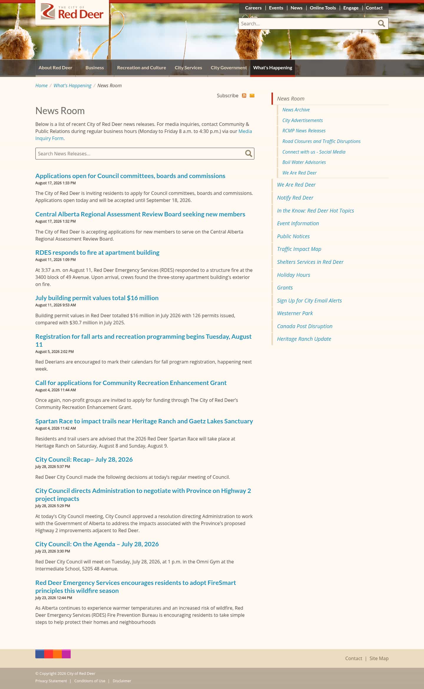 Latest website image capture