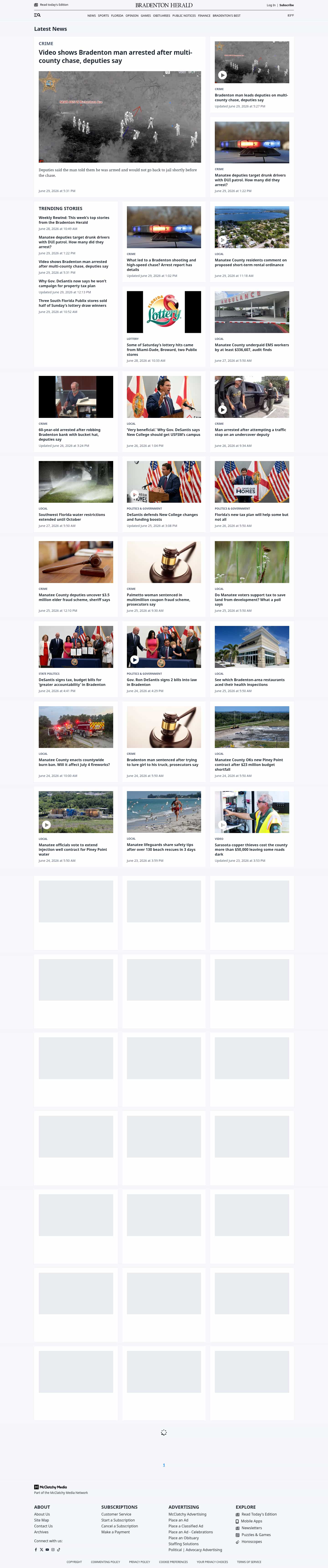 Latest website image capture
