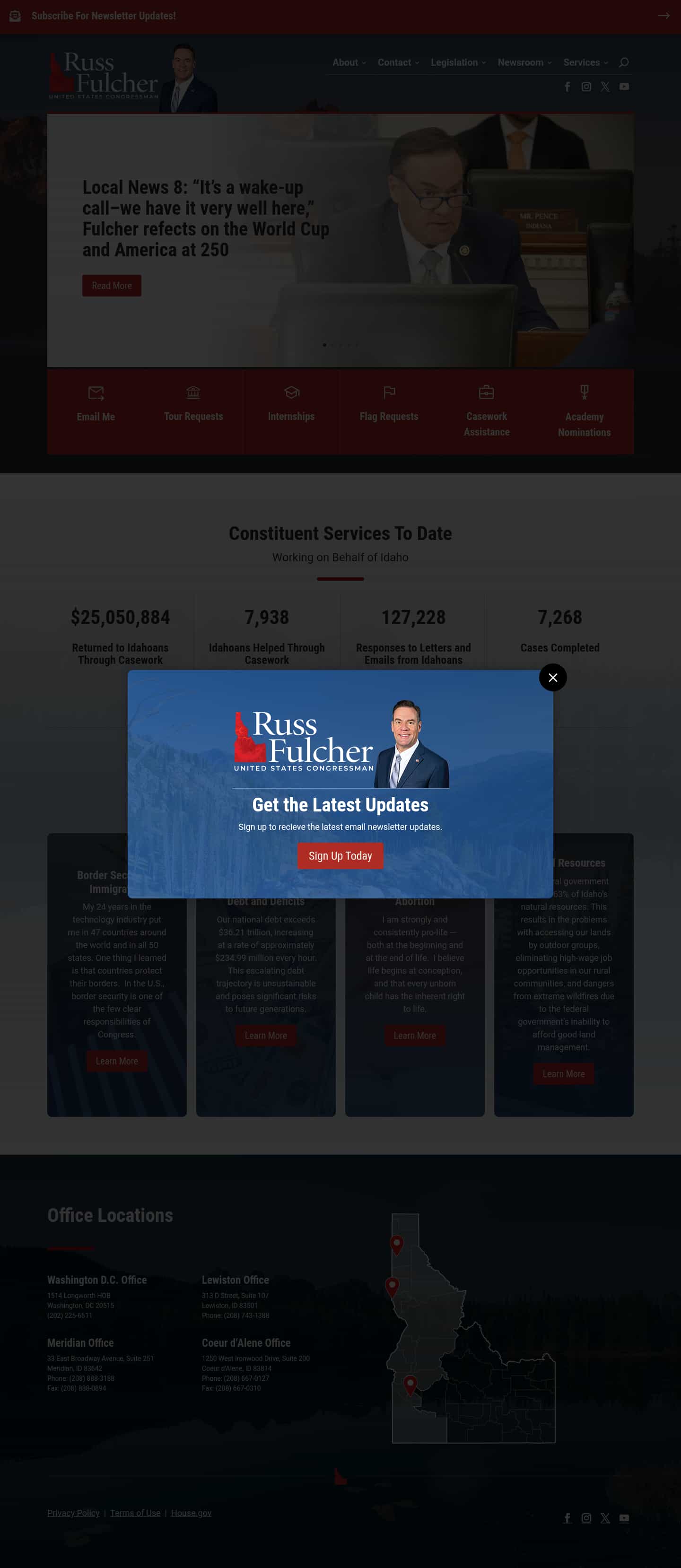 Latest website image capture