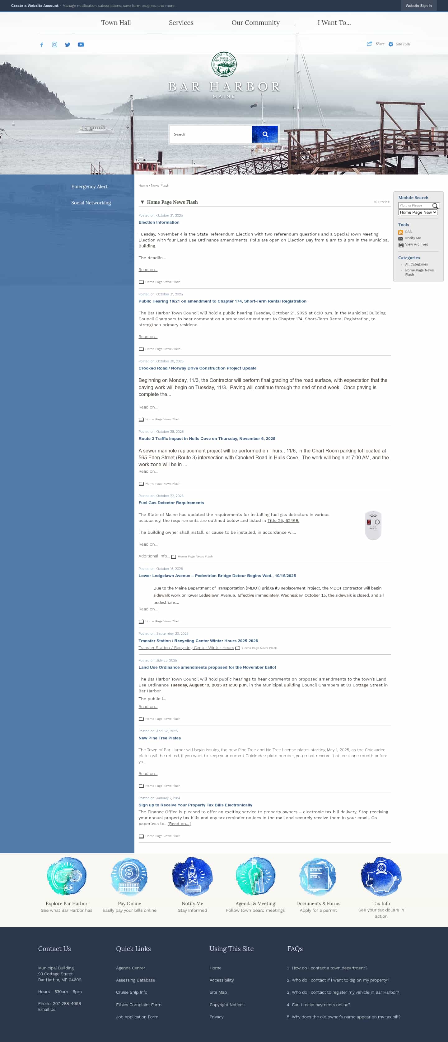 Latest website image capture