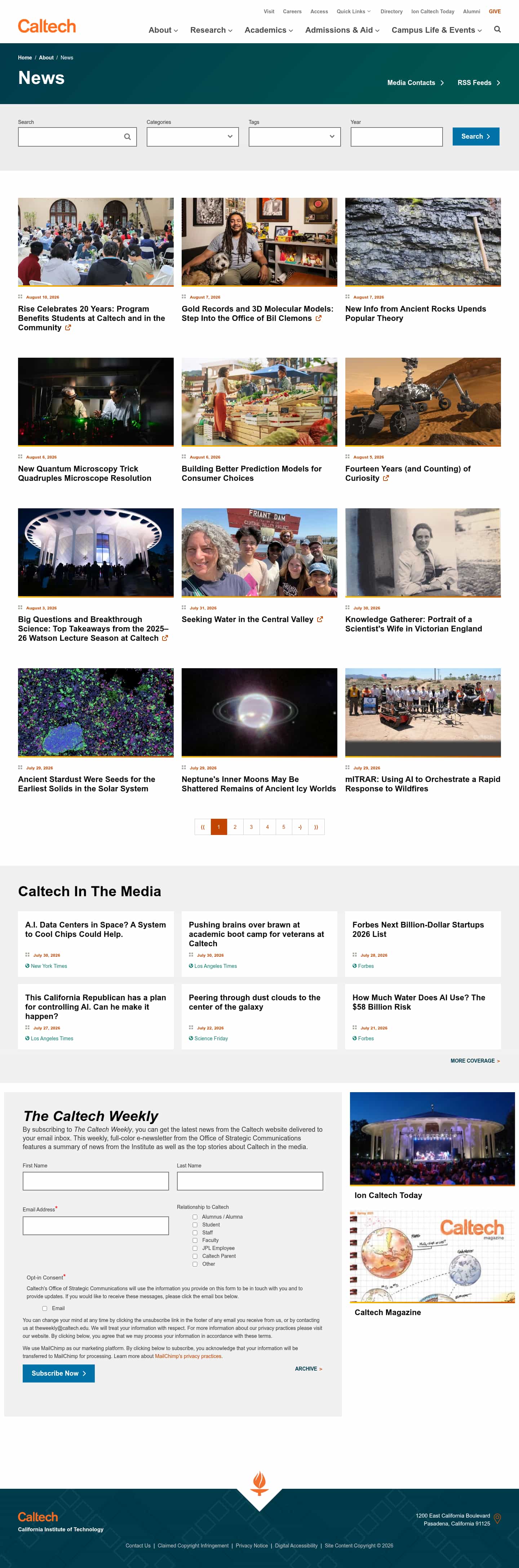 Latest website image capture