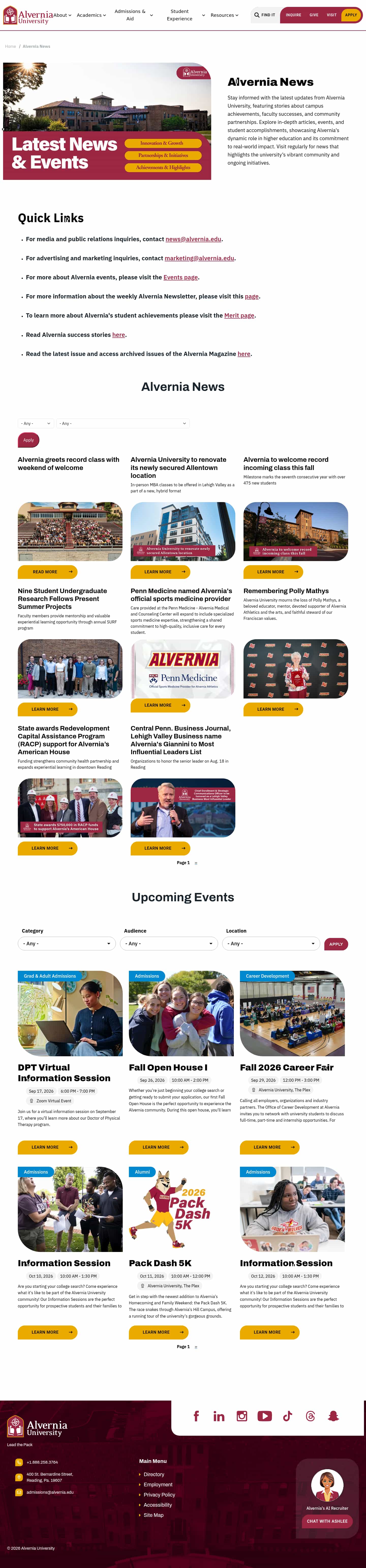Latest website image capture