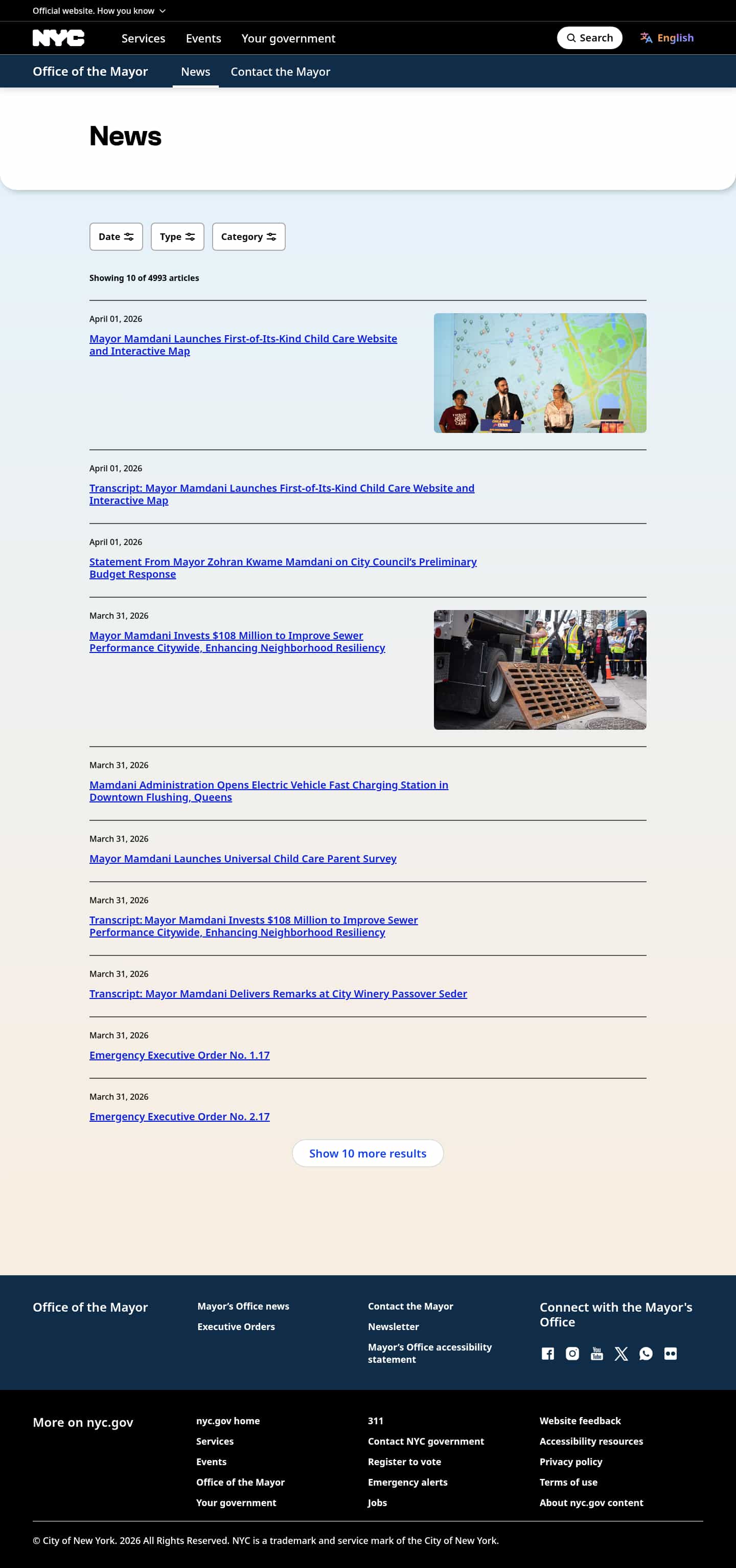 Latest website image capture