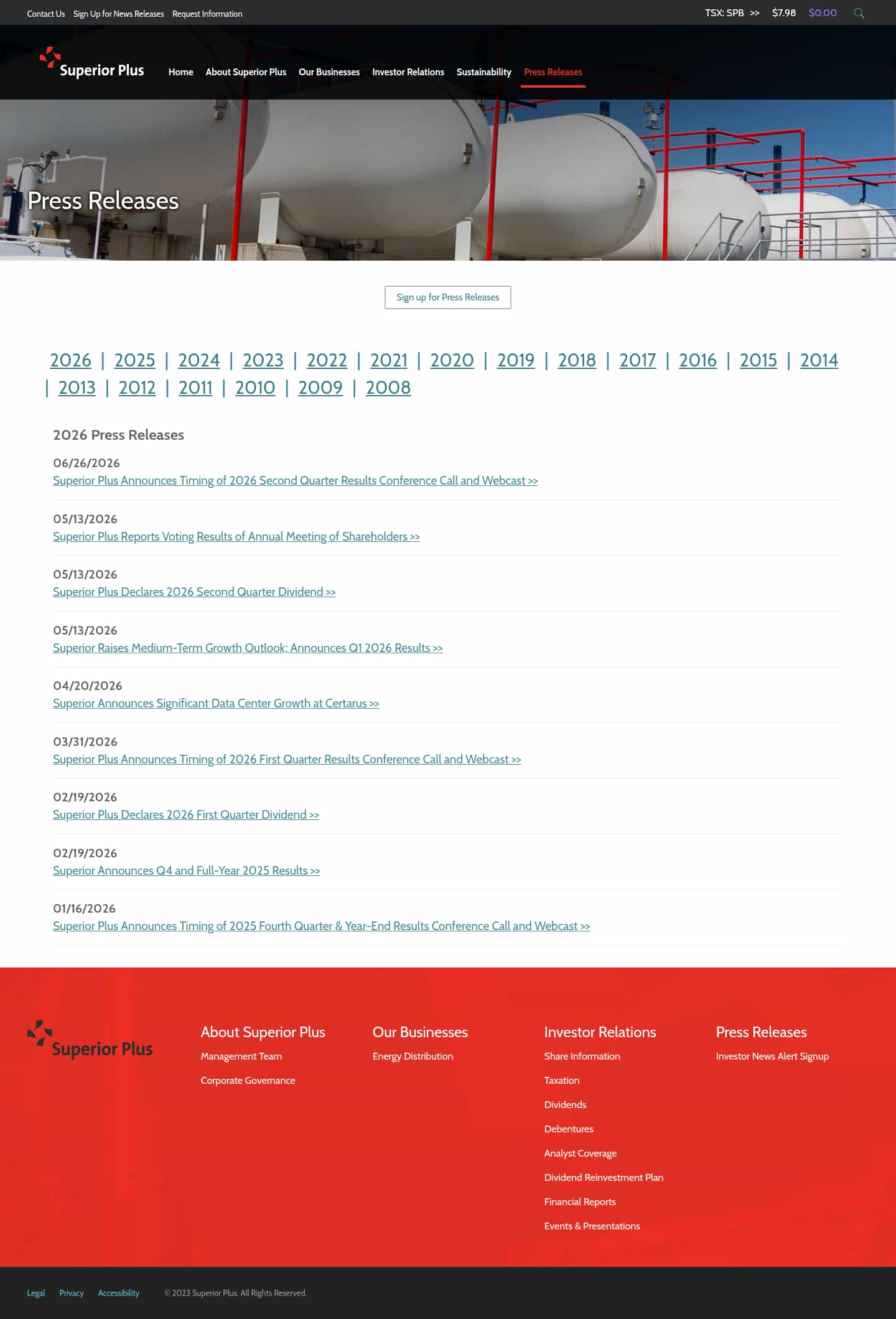 Latest website image capture