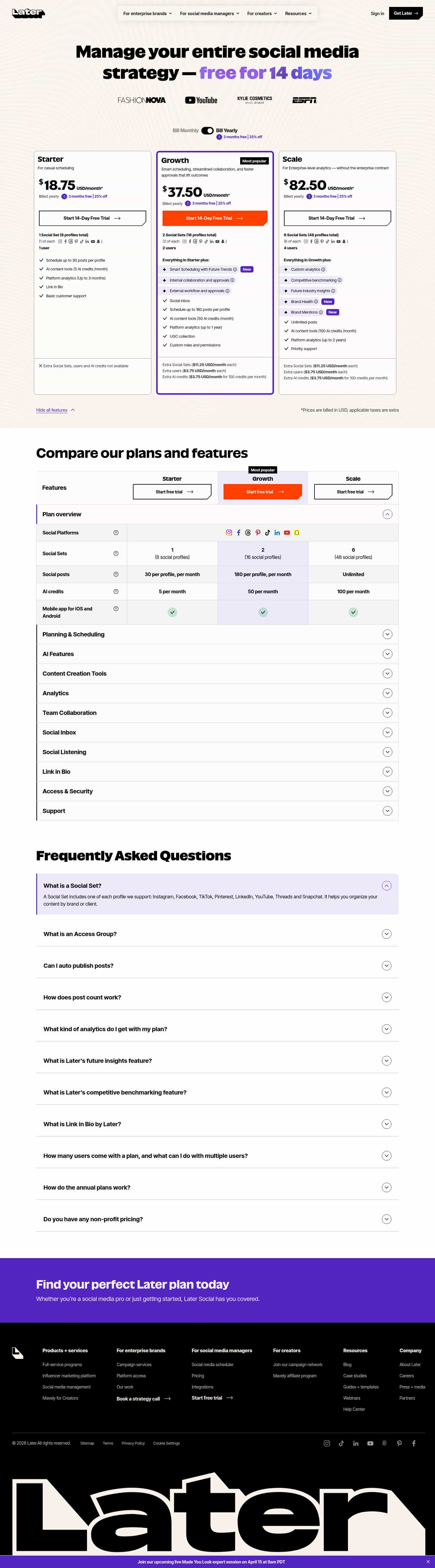 Latest website image capture
