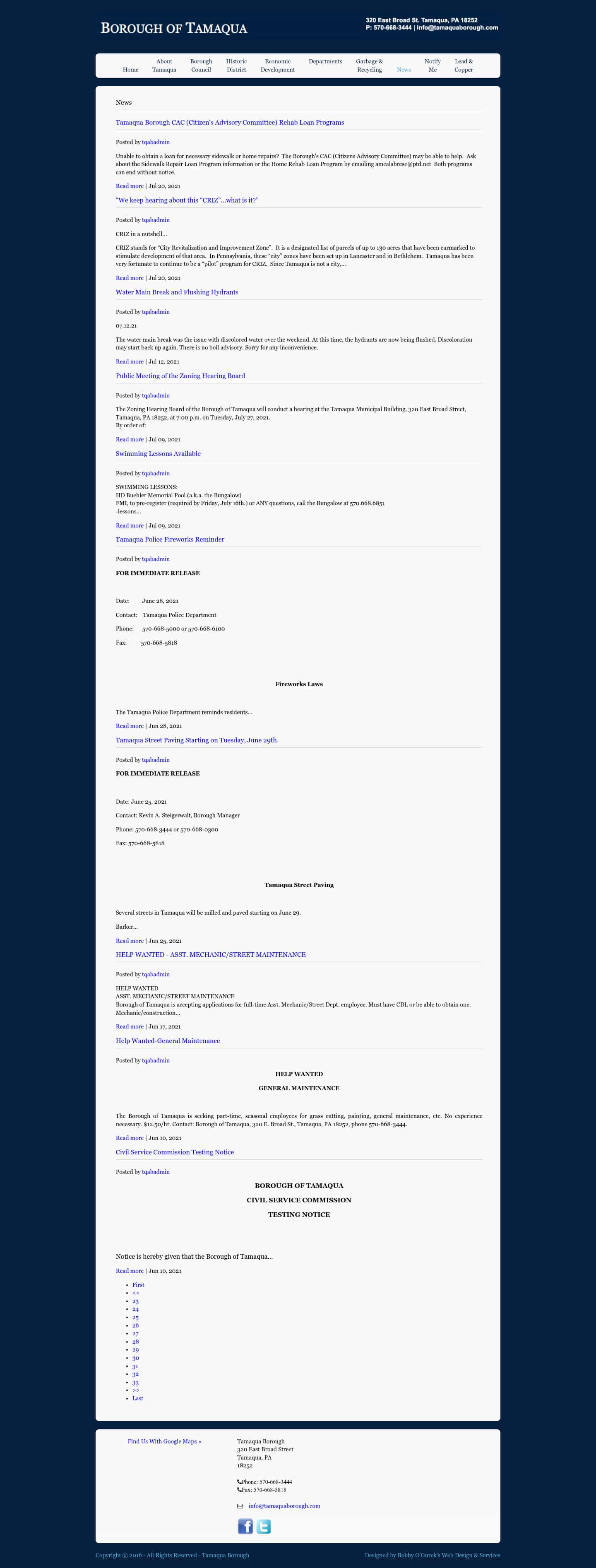 Latest website image capture