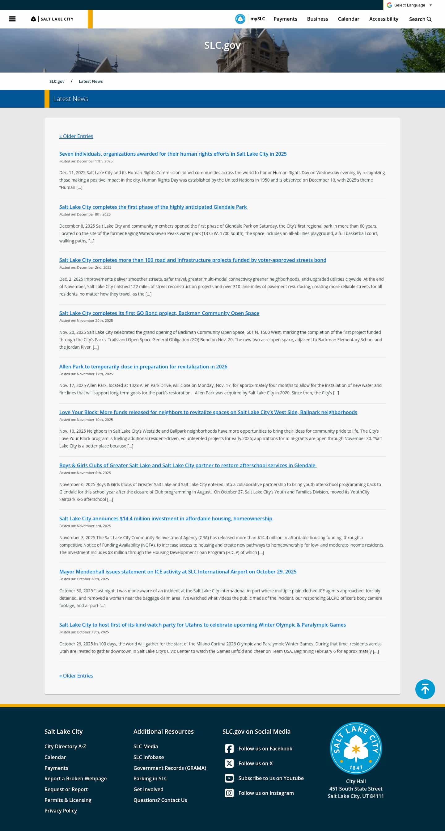 Latest website image capture