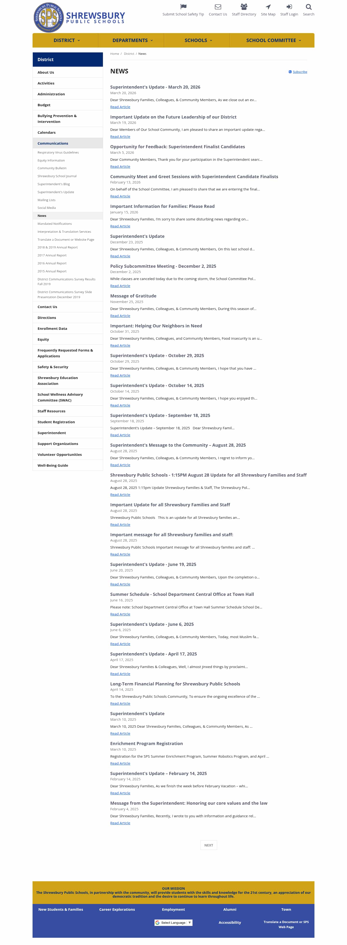 Latest website image capture