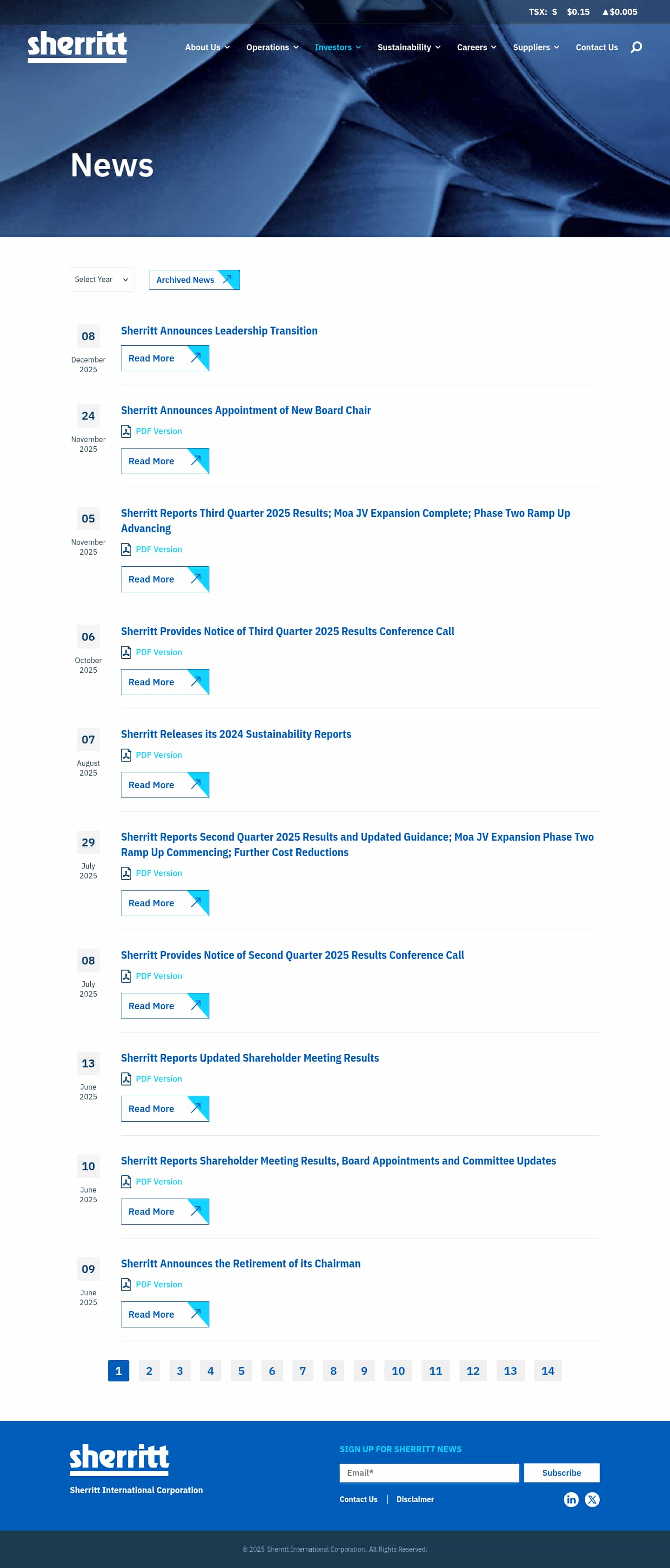 Latest website image capture