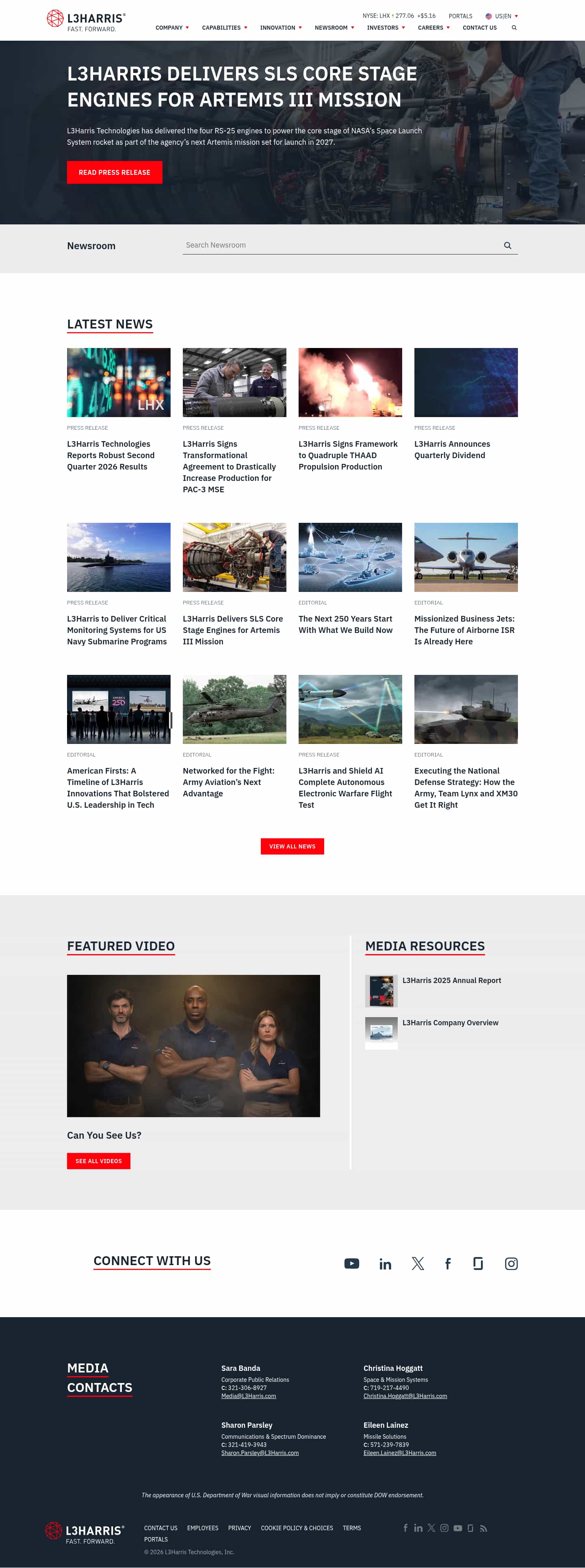 Latest website image capture