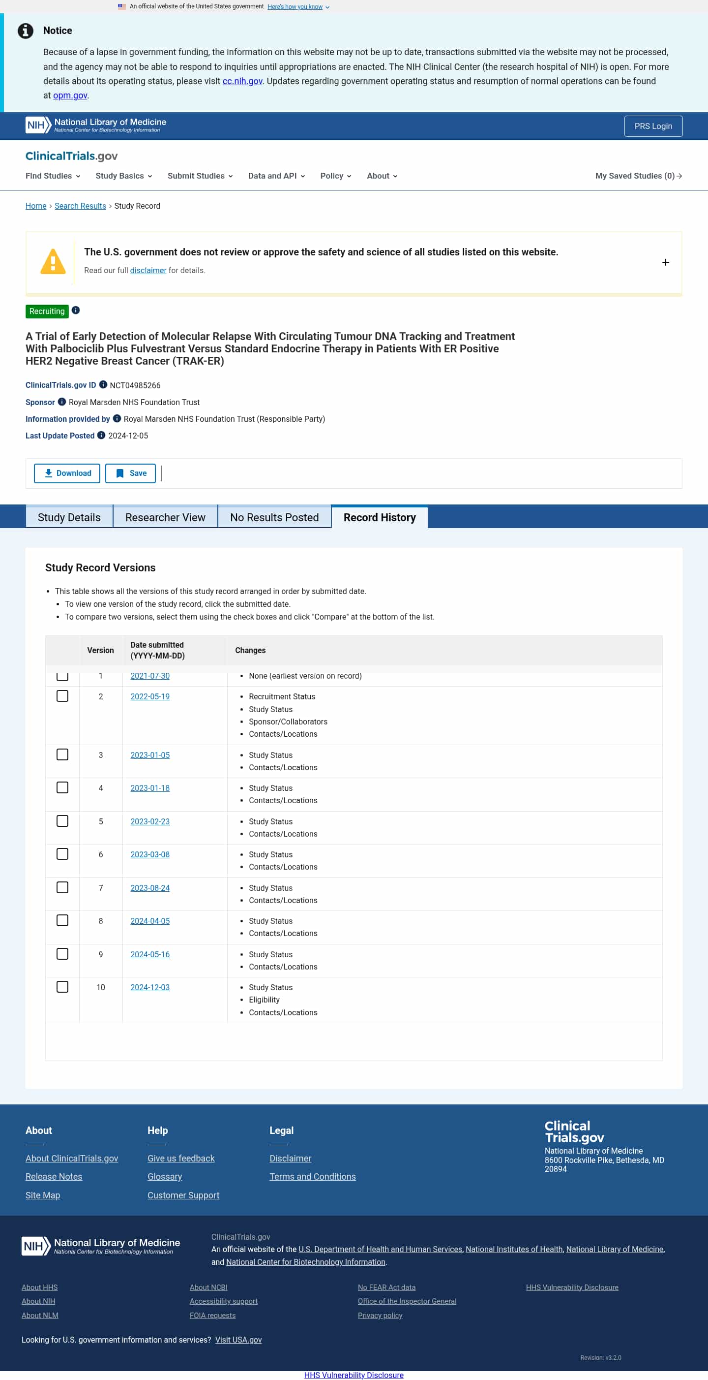 Latest website image capture
