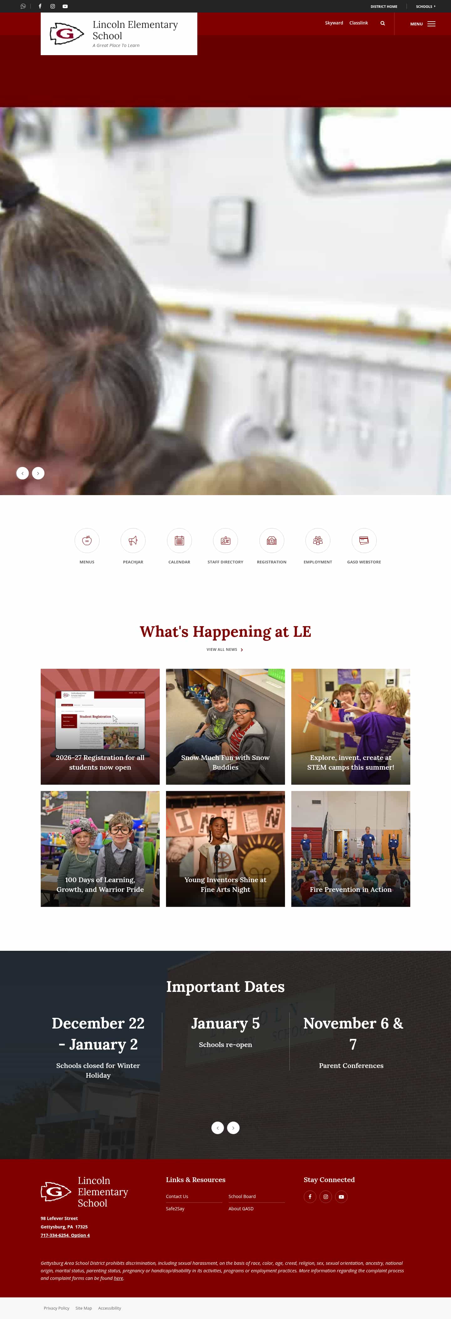 Latest website image capture
