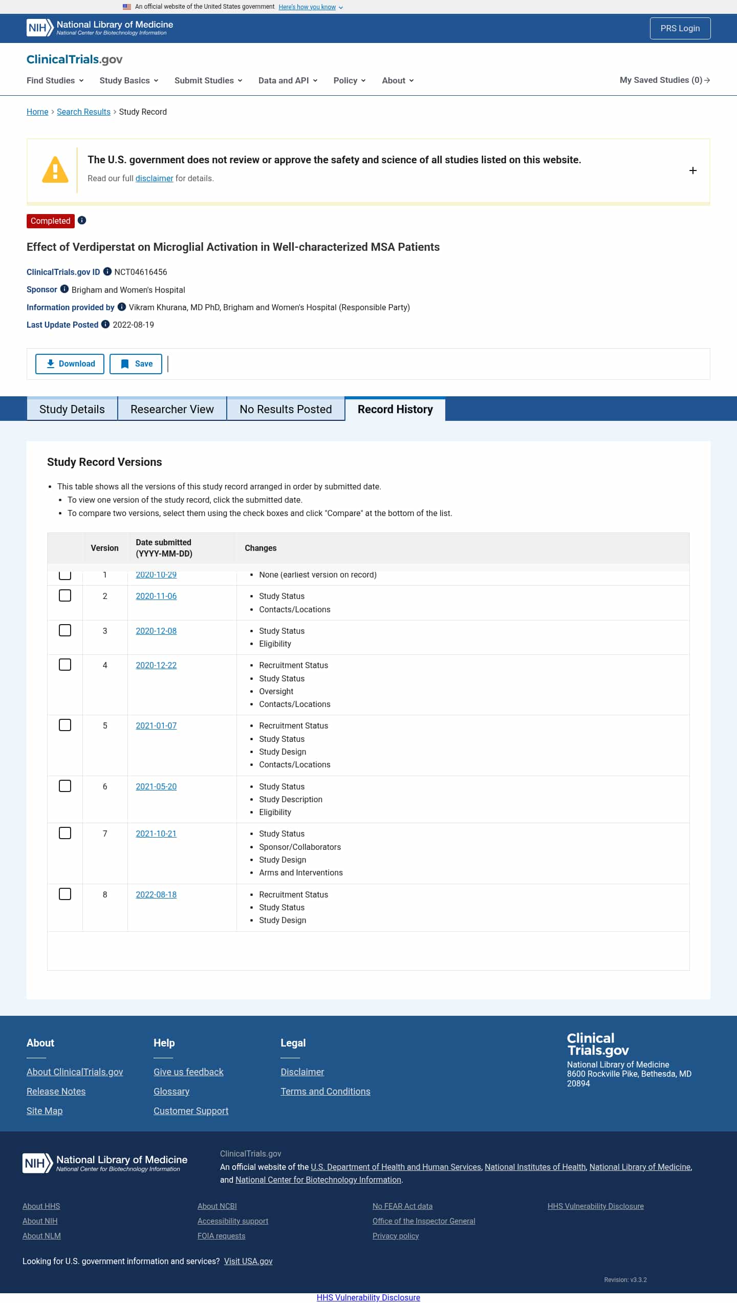 Latest website image capture