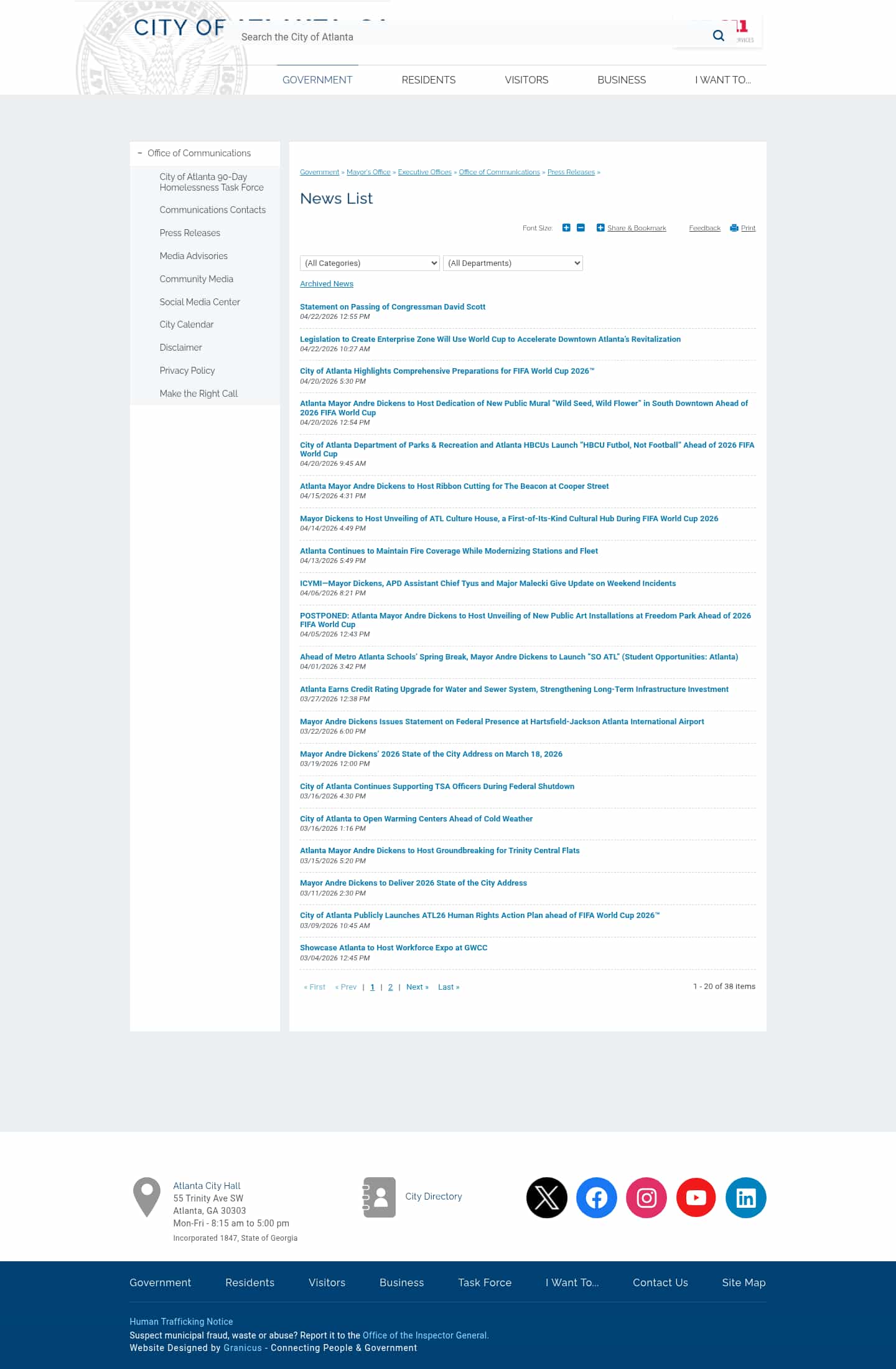 Latest website image capture