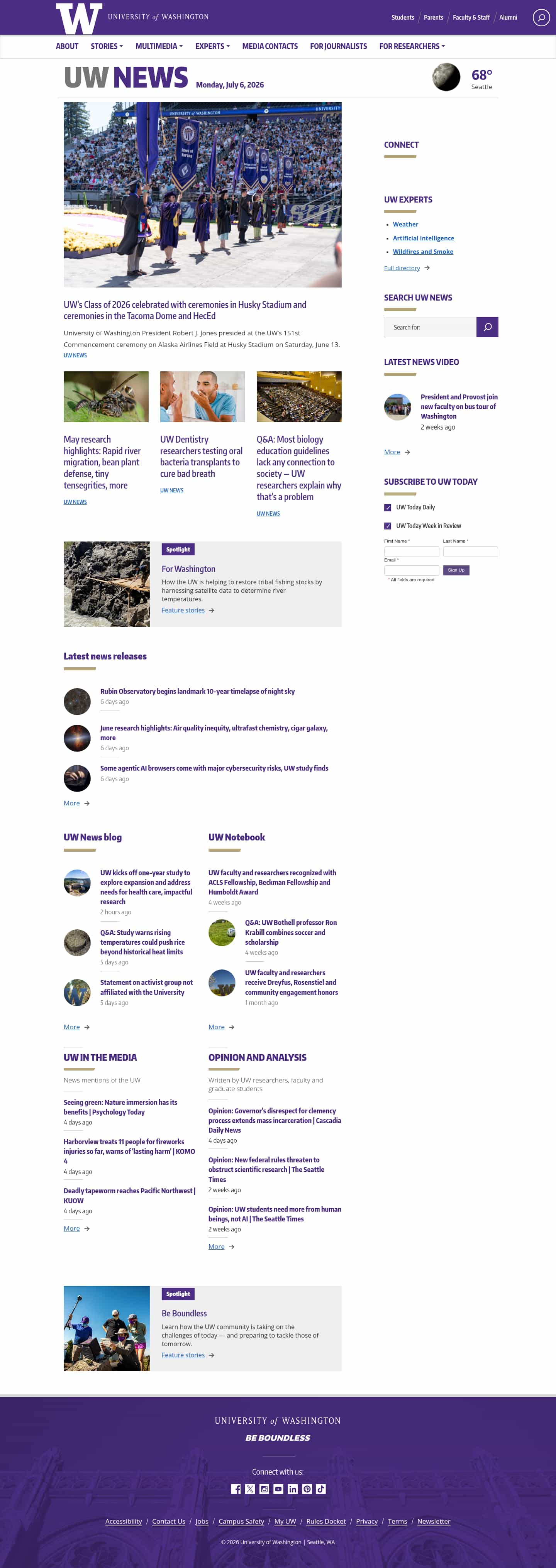Latest website image capture