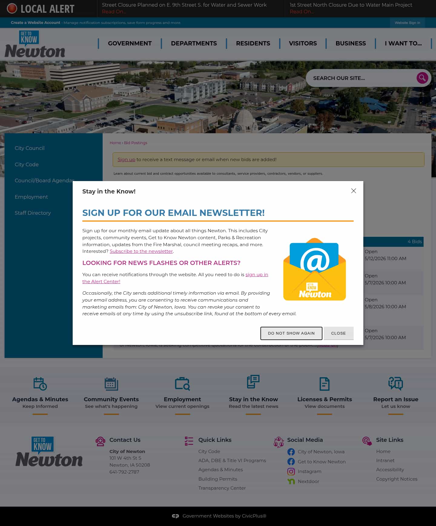 Latest website image capture