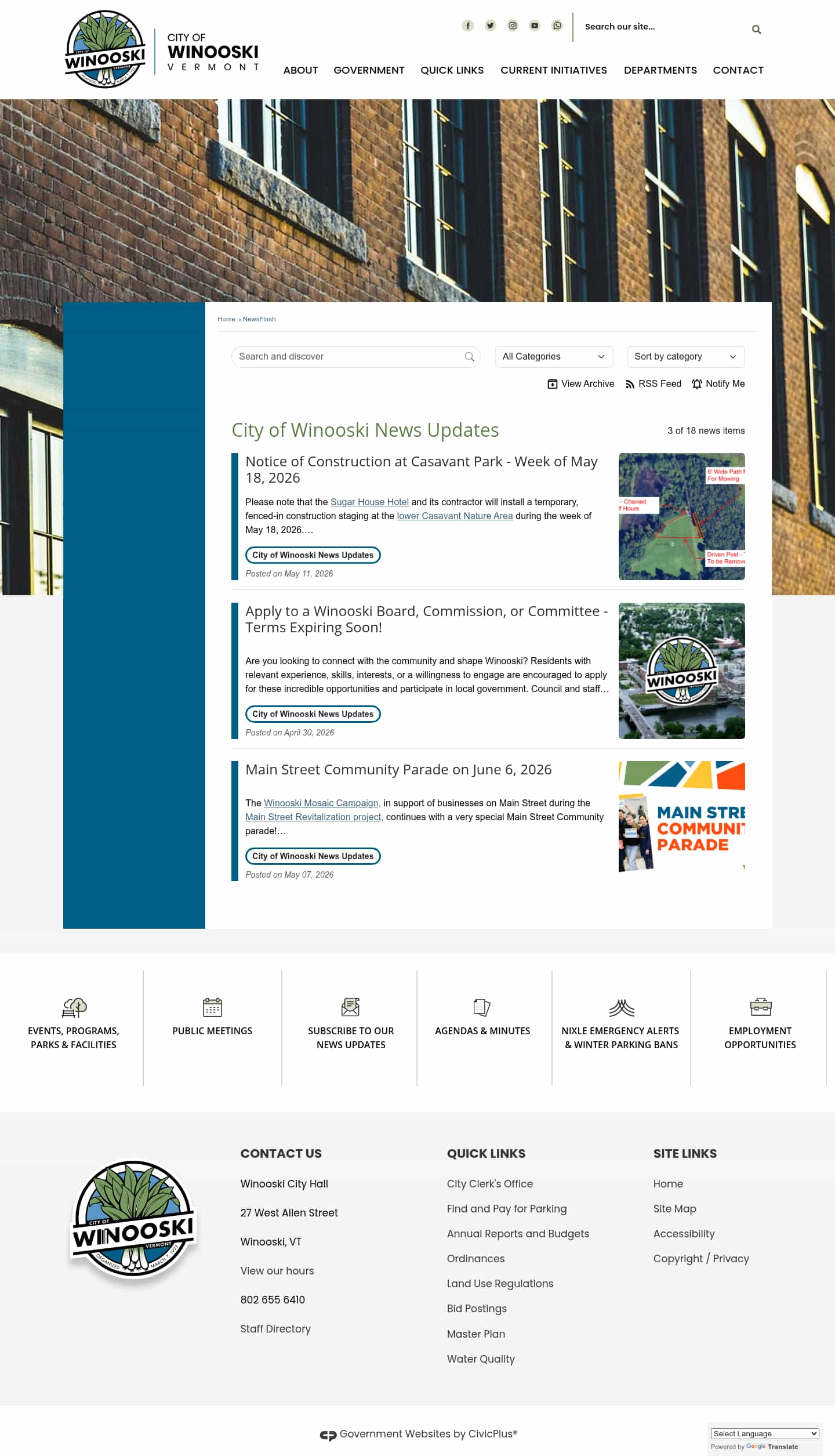 Latest website image capture