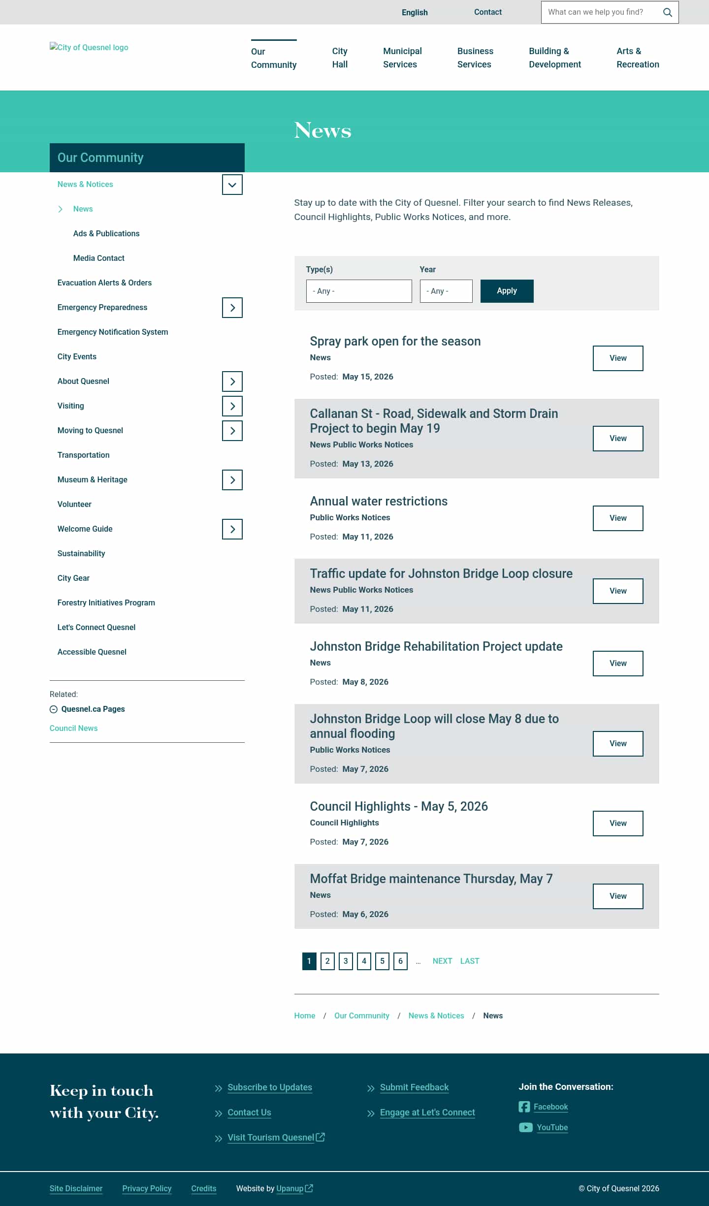Latest website image capture
