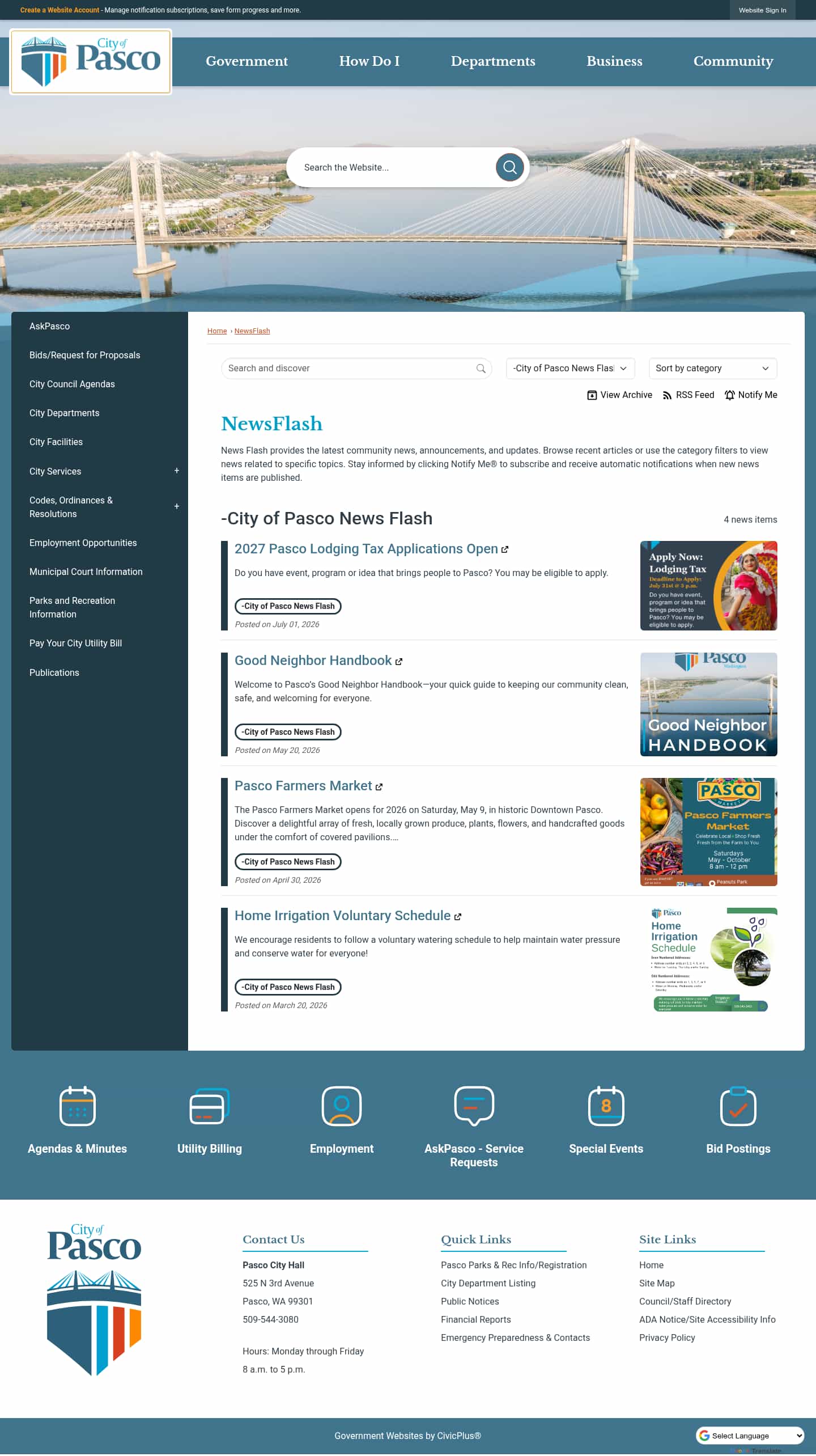 Latest website image capture