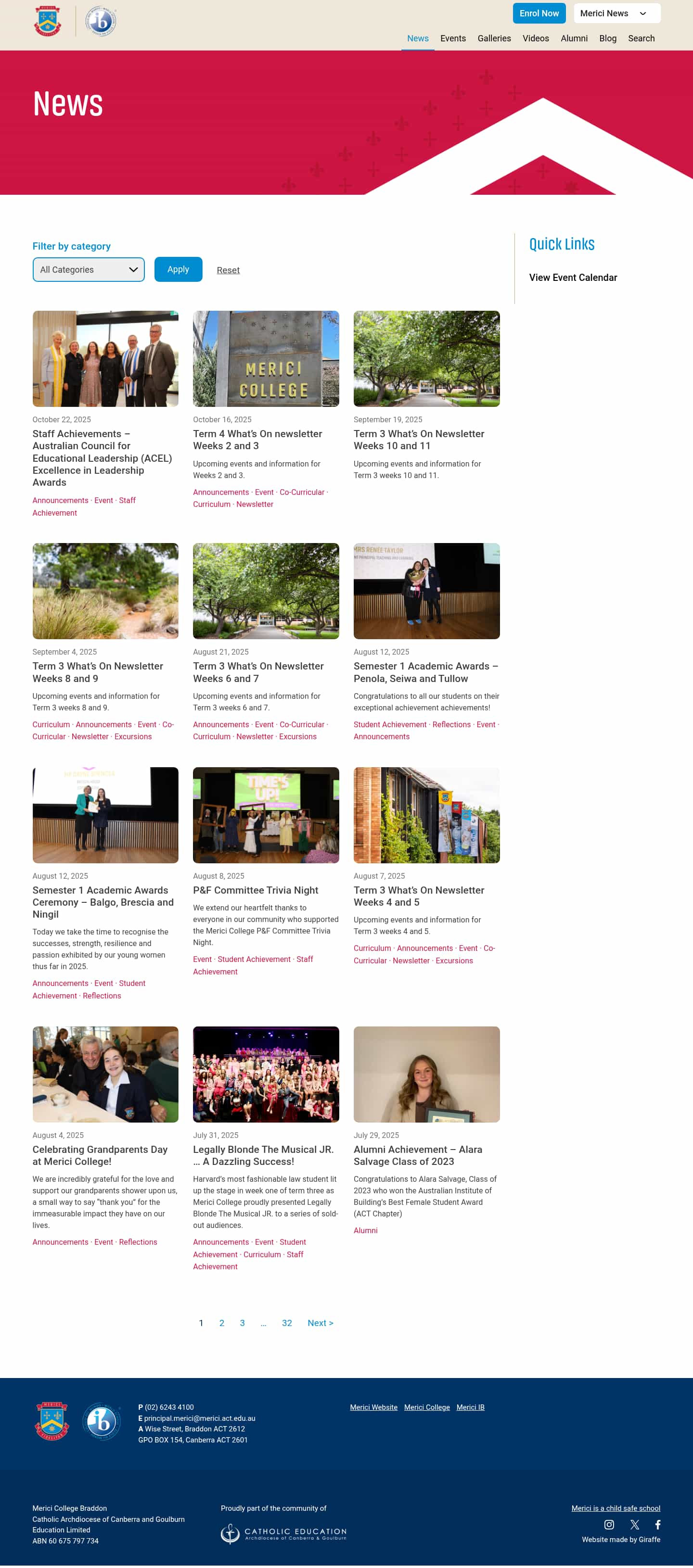 Latest website image capture