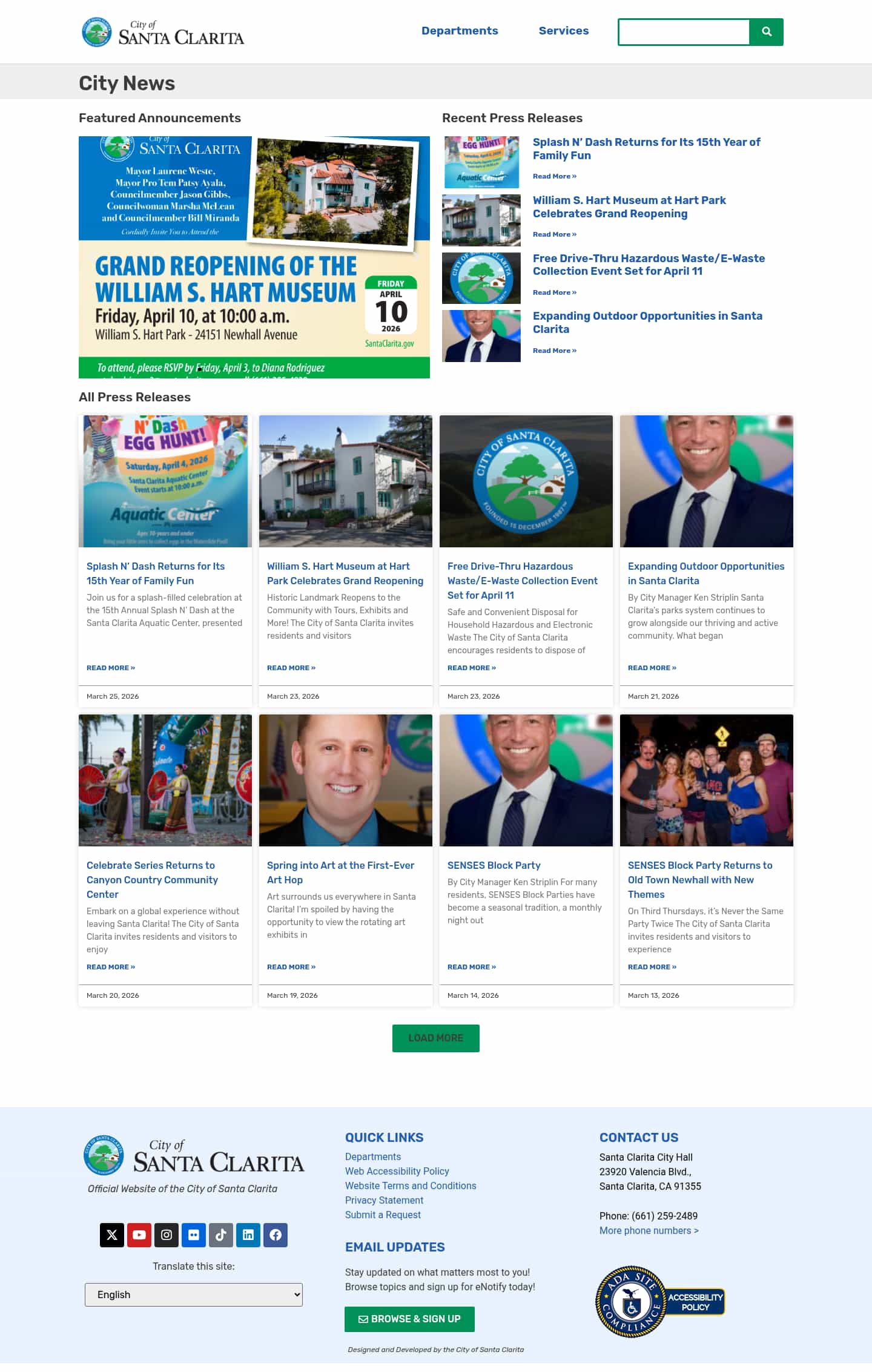 Latest website image capture