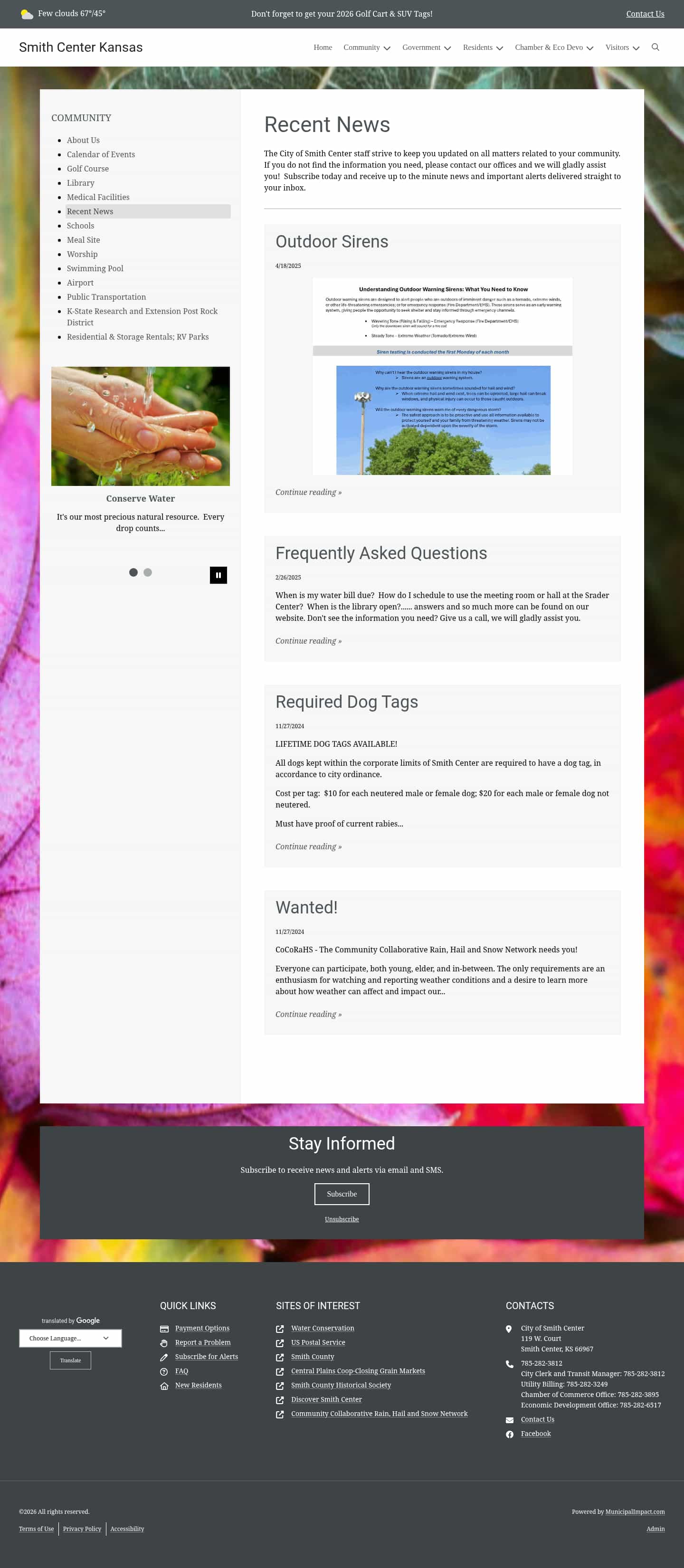 Latest website image capture