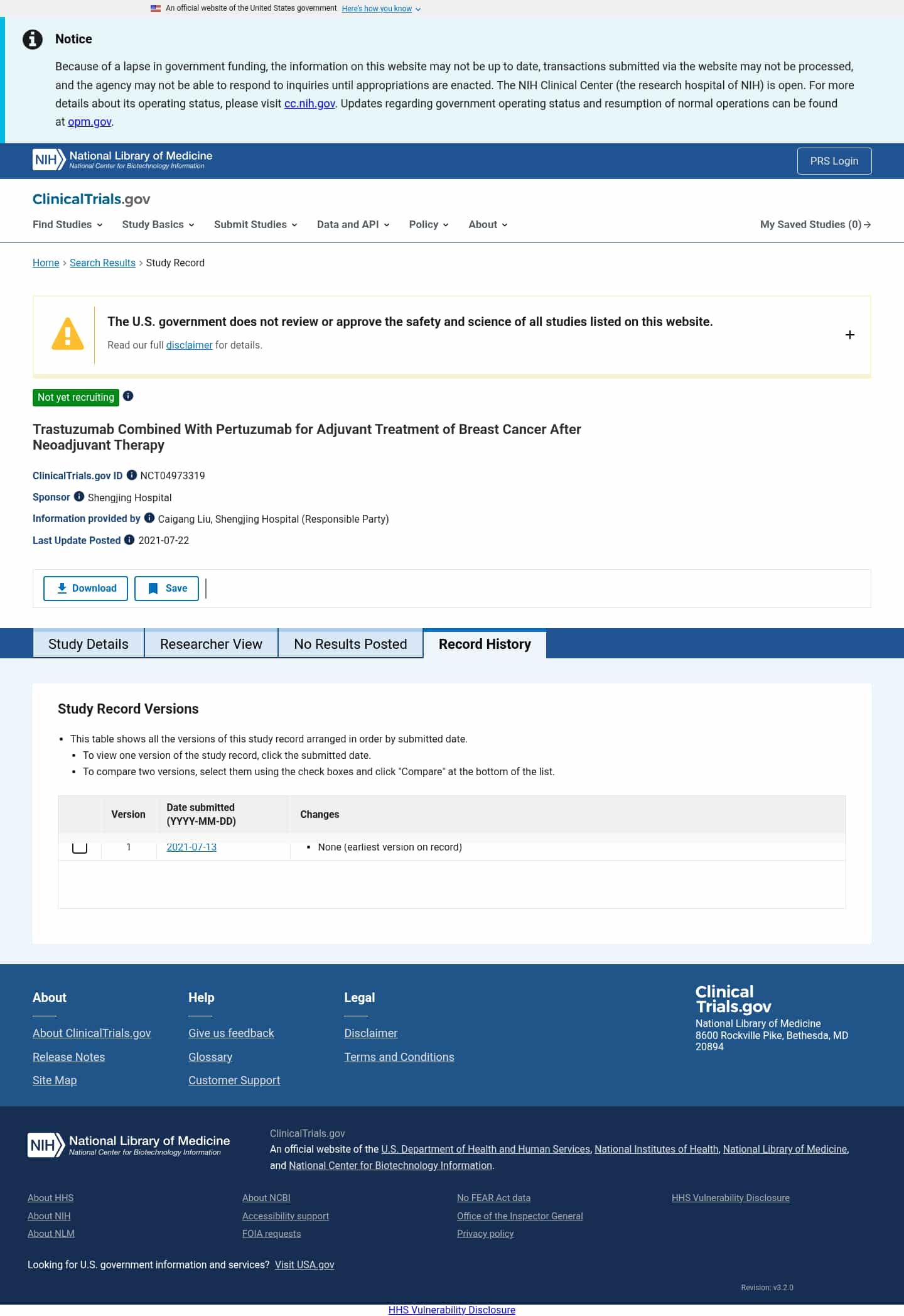 Latest website image capture