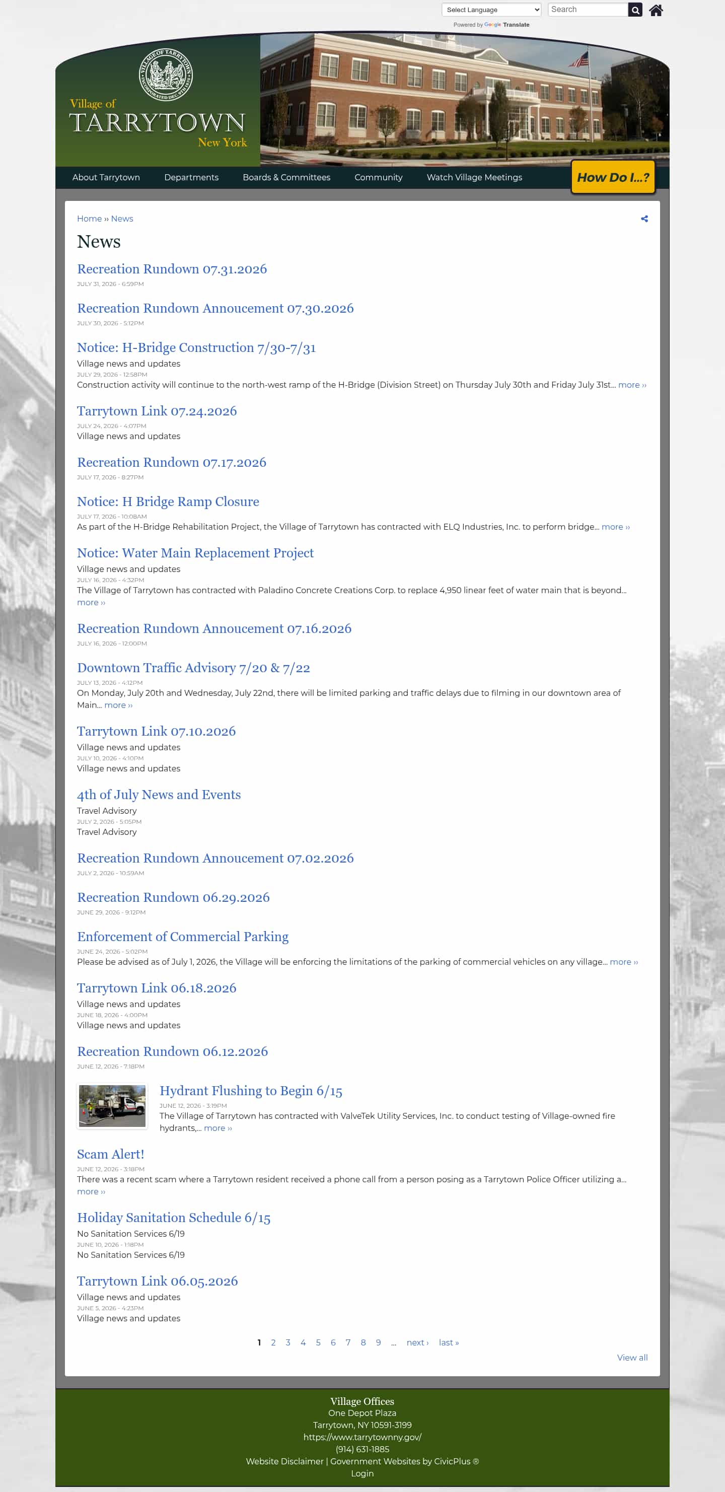Latest website image capture