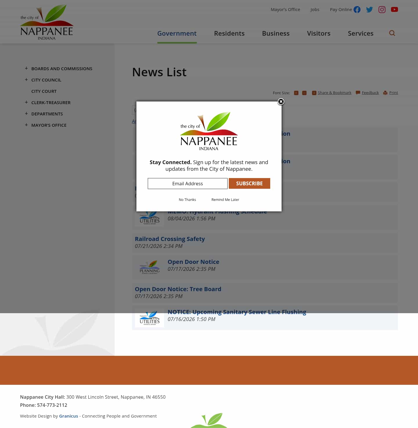 Latest website image capture