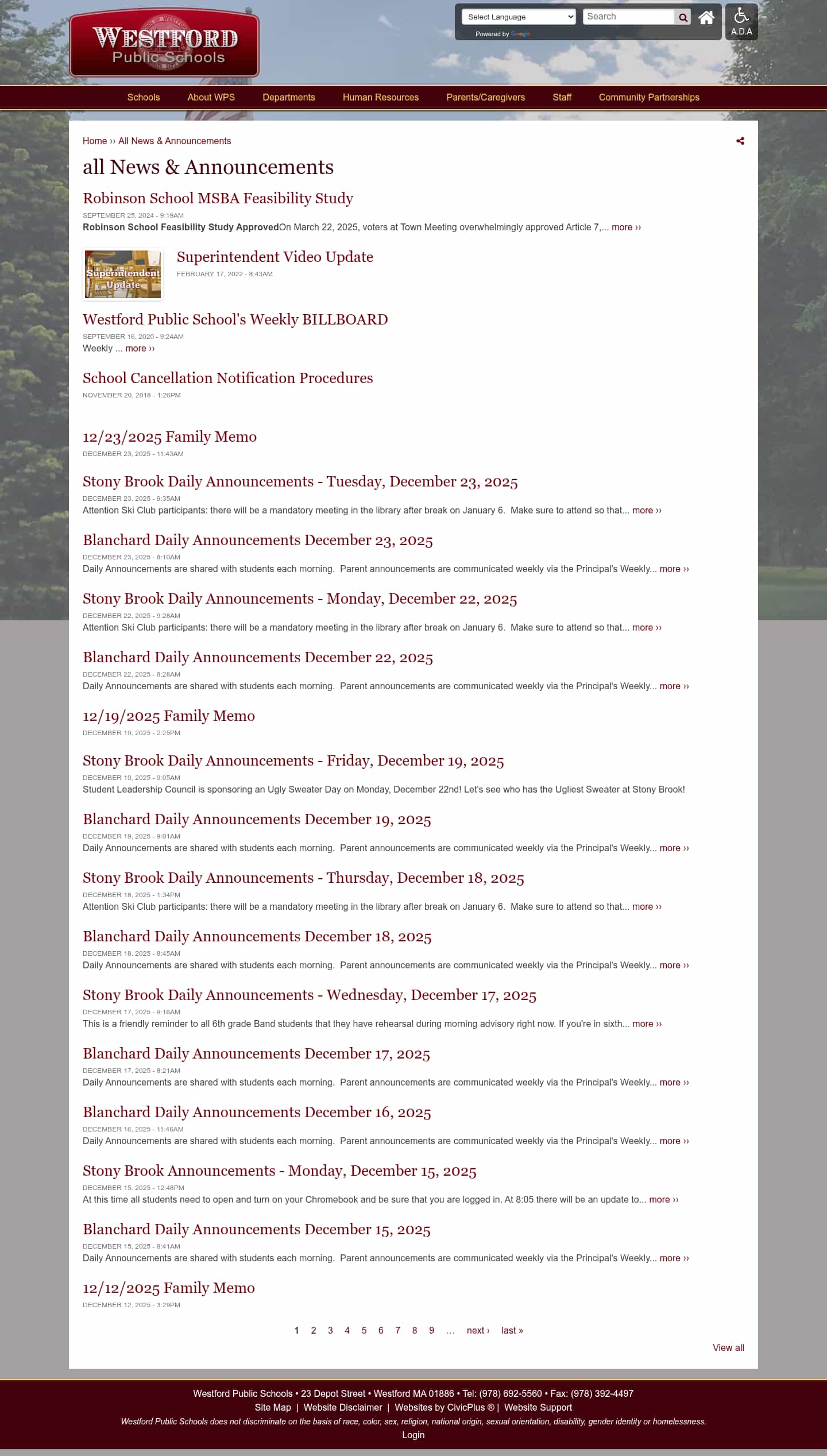 Latest website image capture