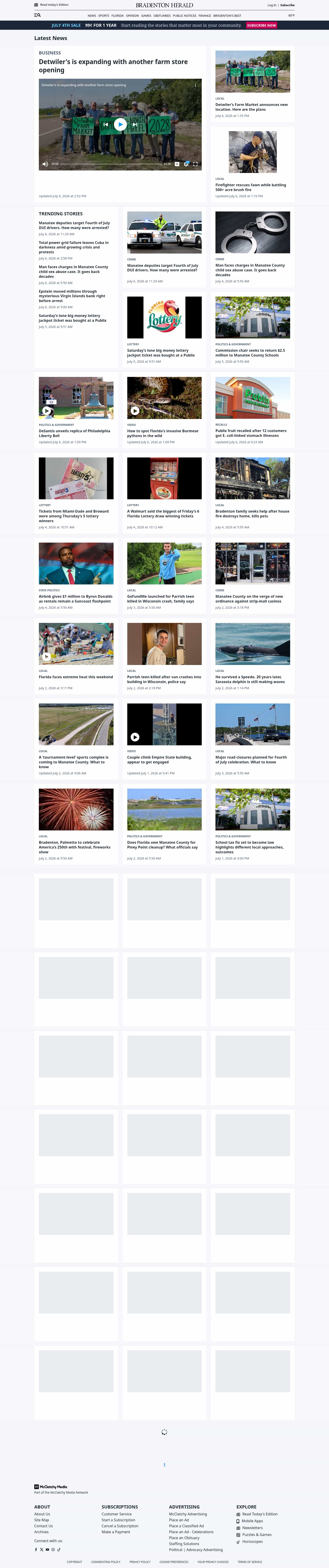 Latest website image capture