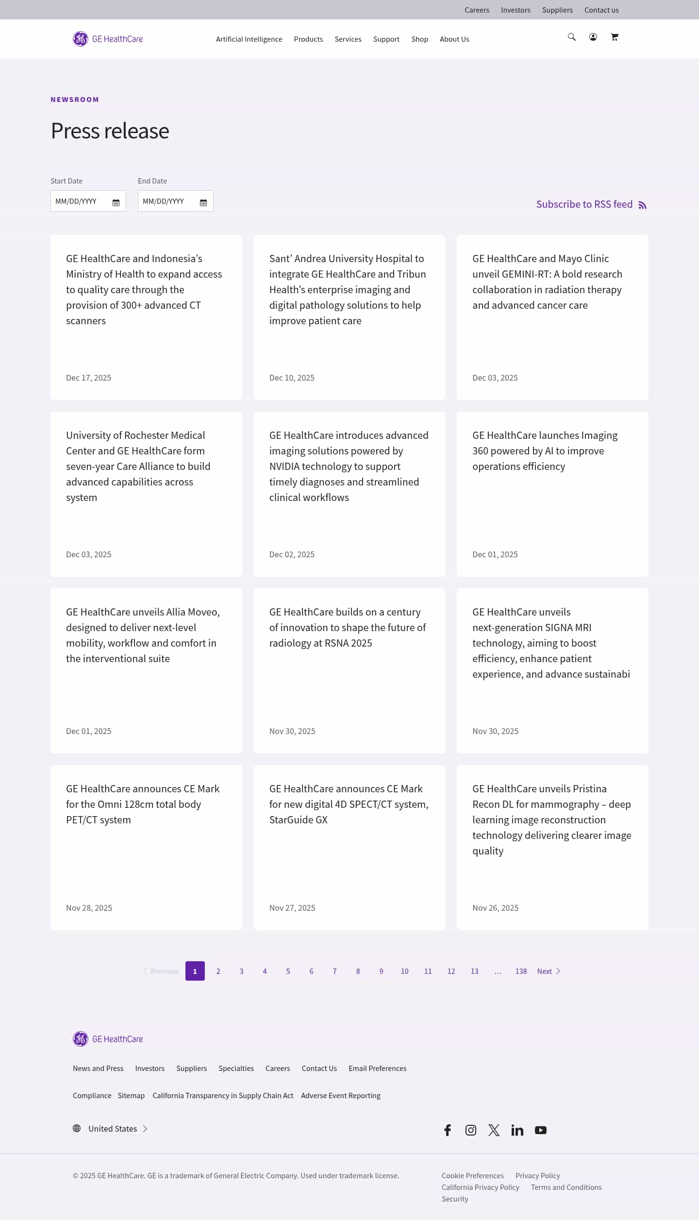 Latest website image capture