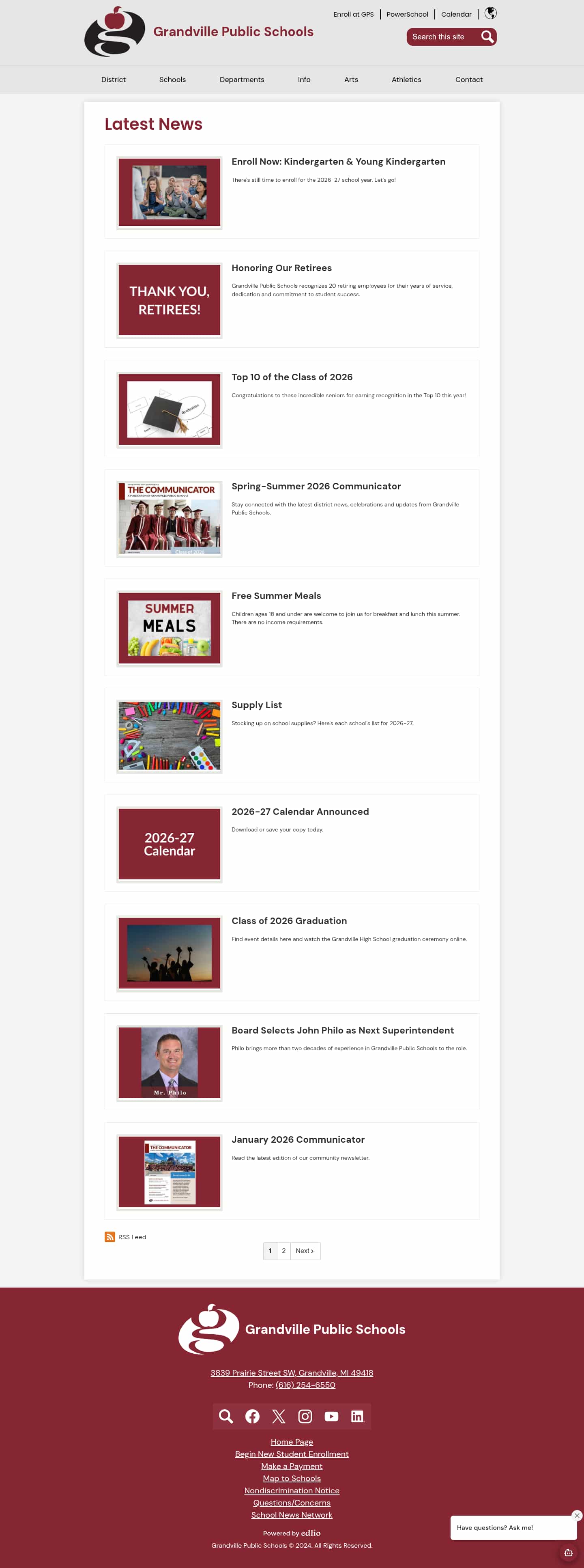Latest website image capture