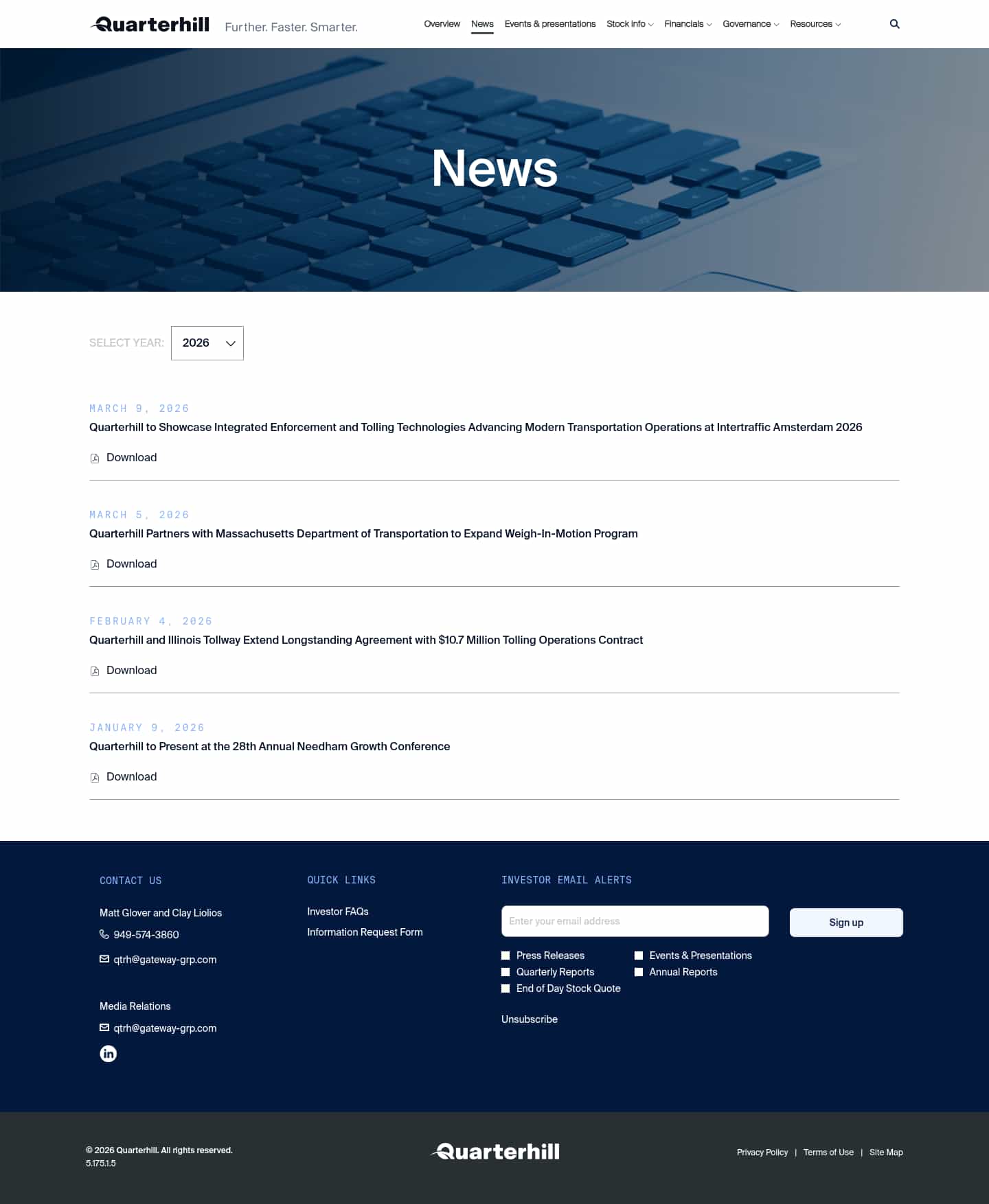 Latest website image capture