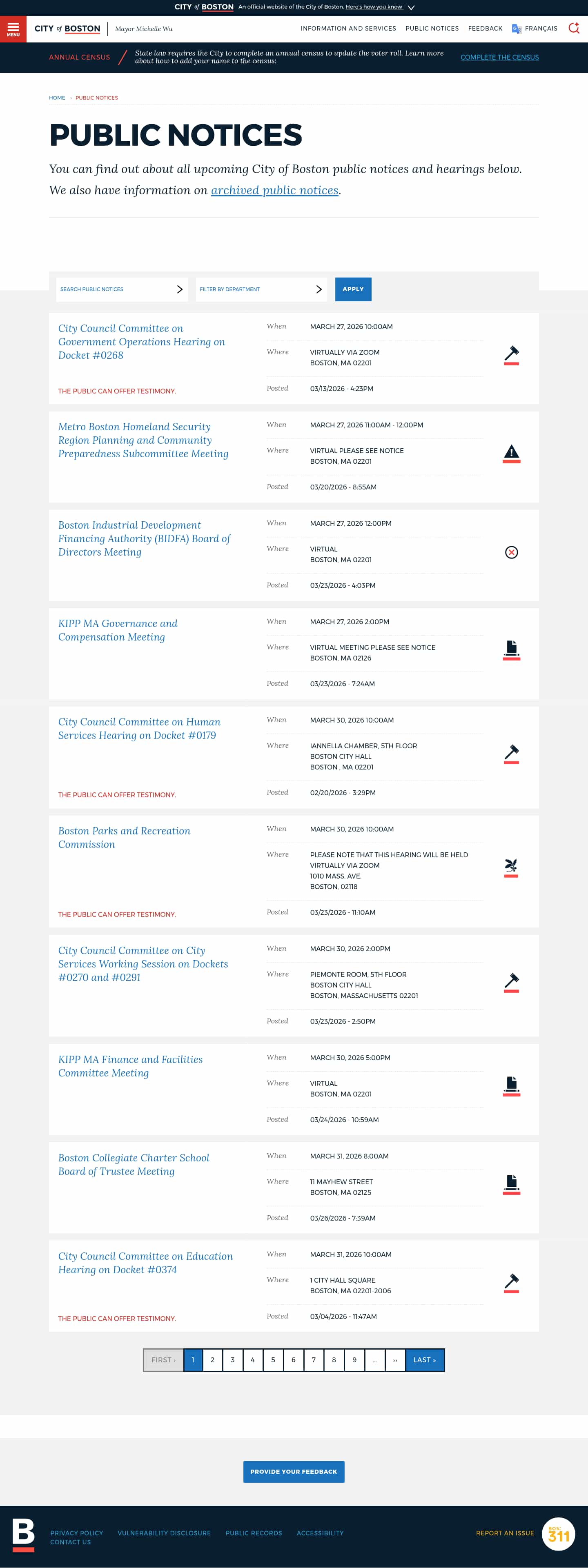 Latest website image capture