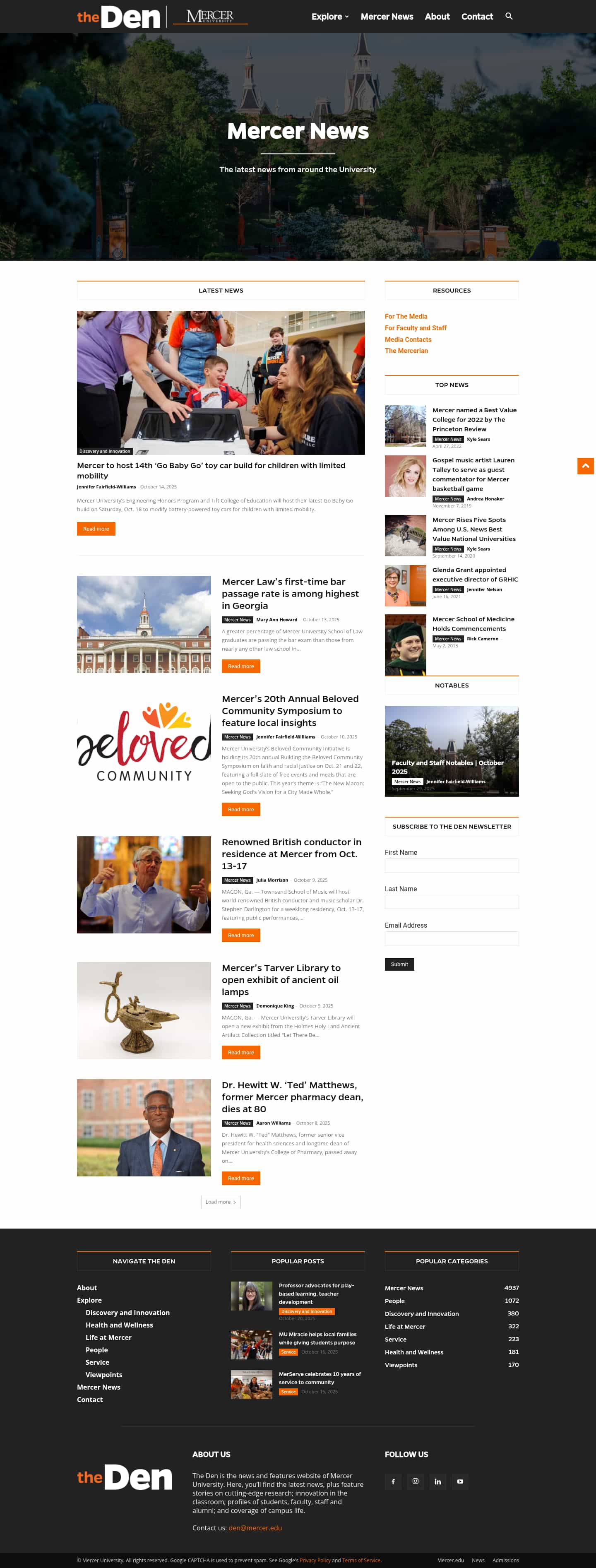 Latest website image capture