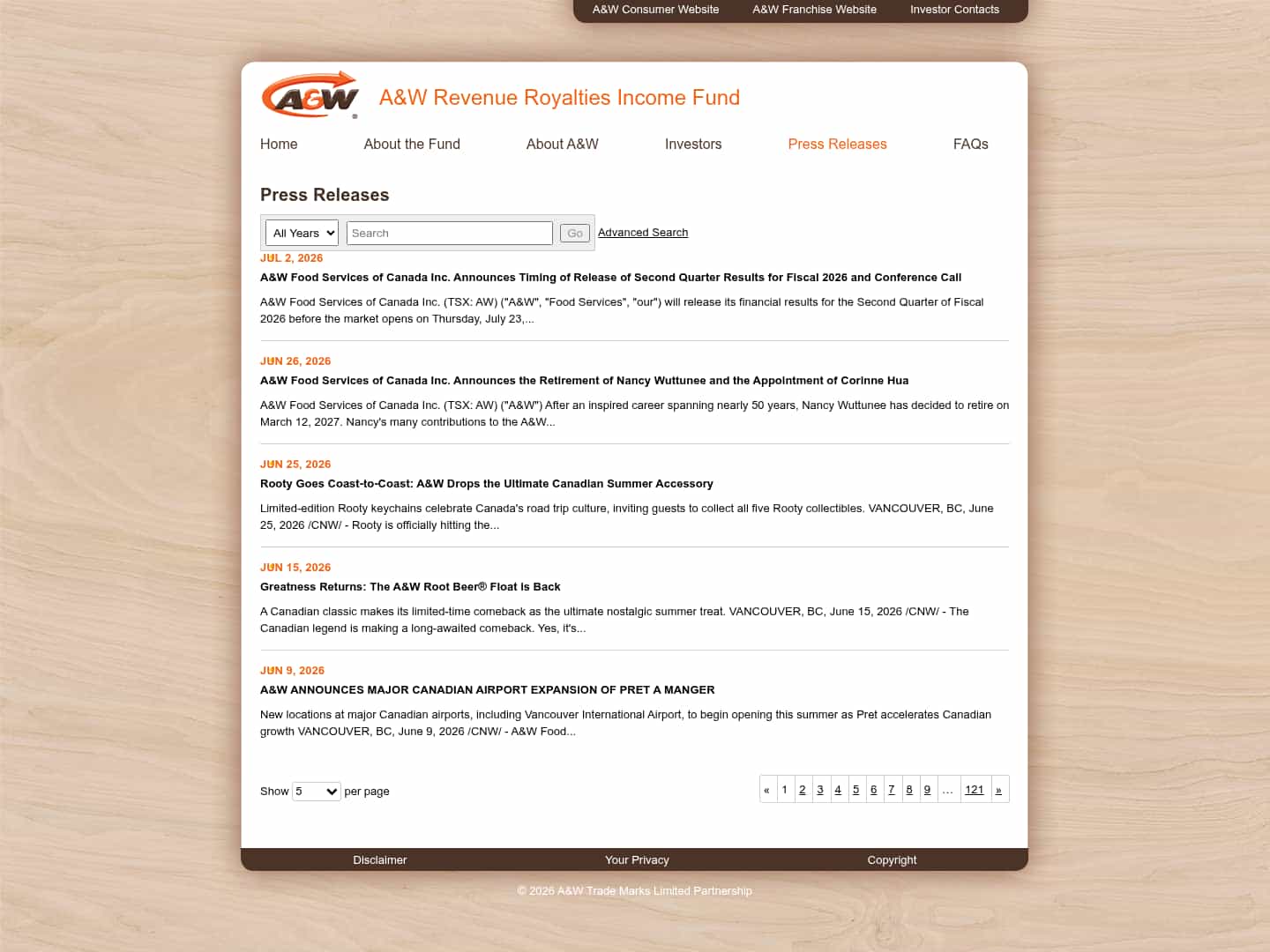 Latest website image capture