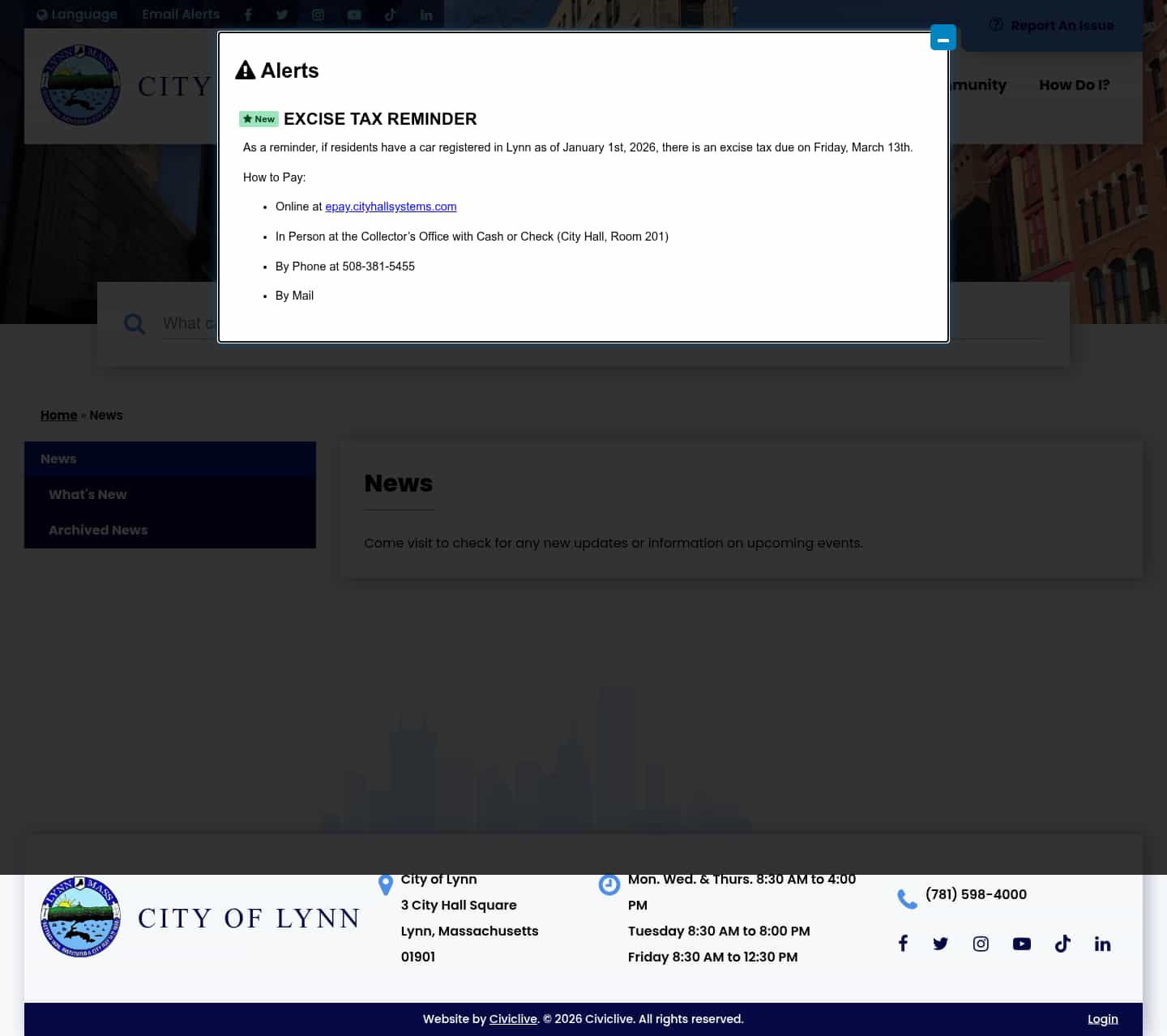 Latest website image capture