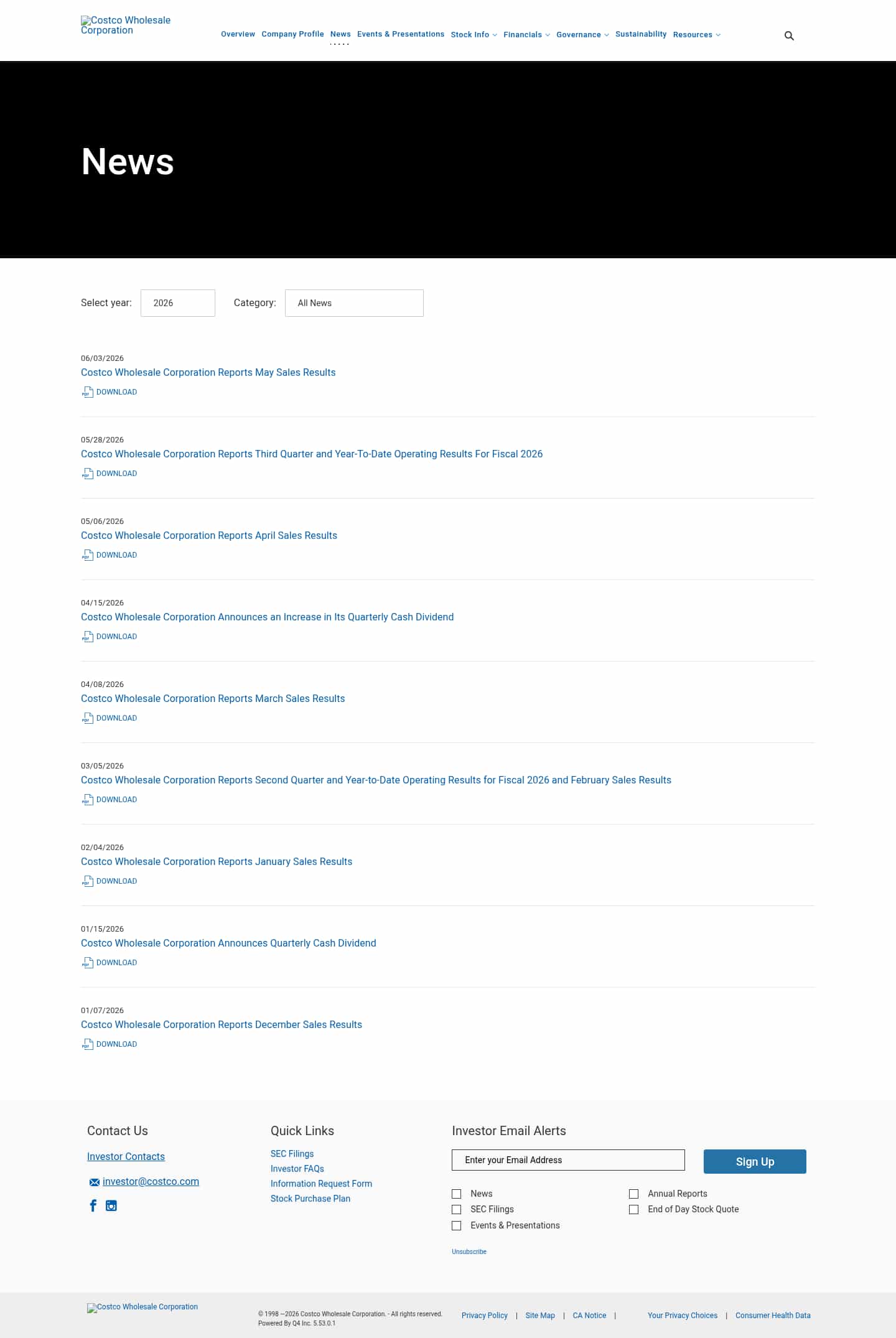 Latest website image capture