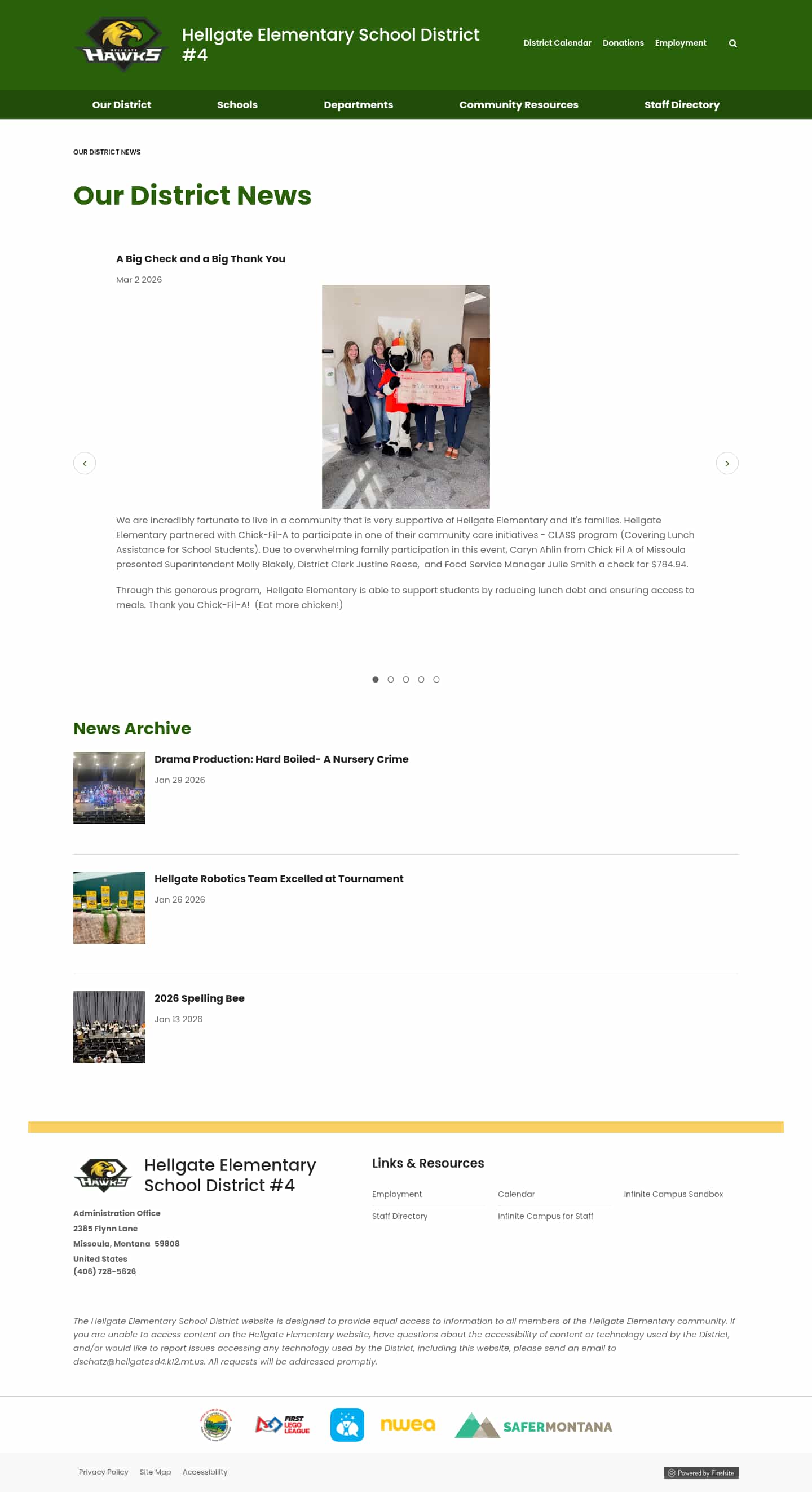 Latest website image capture