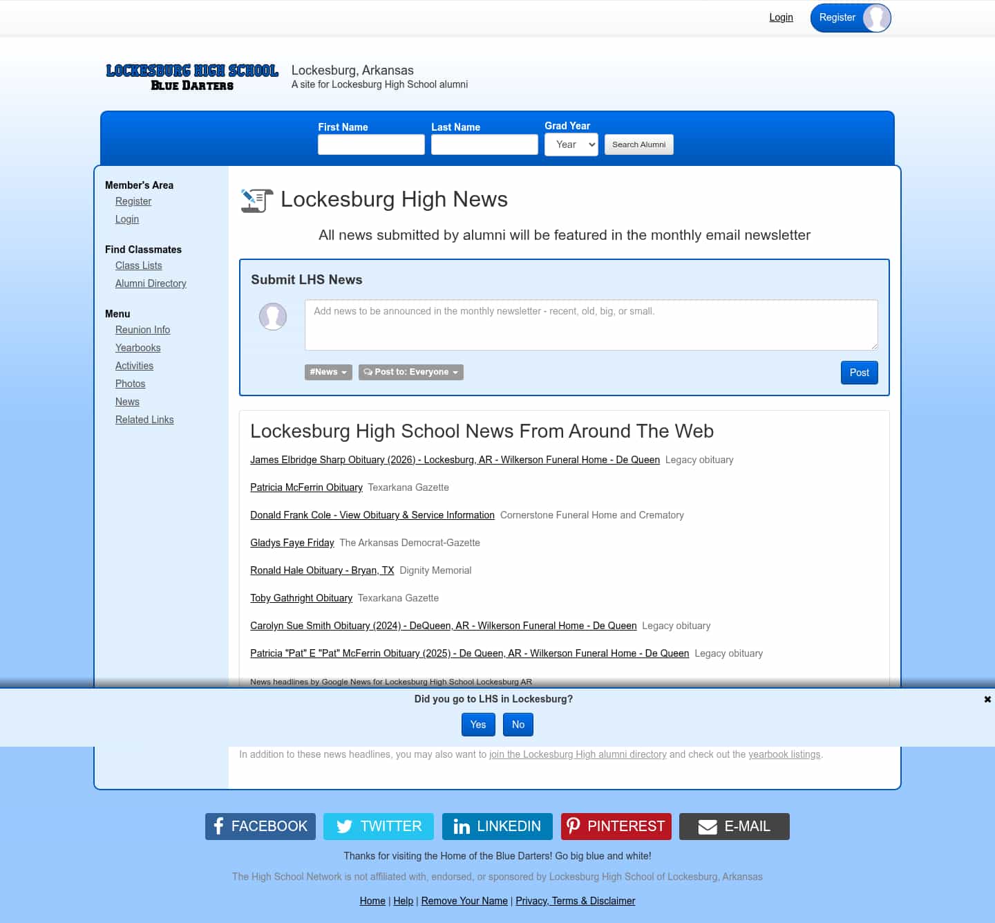 Latest website image capture