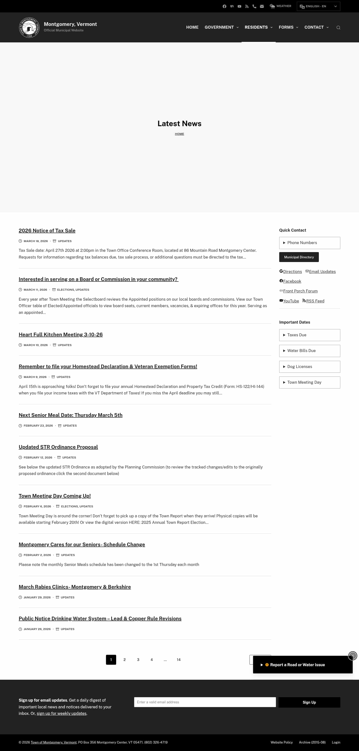 Latest website image capture