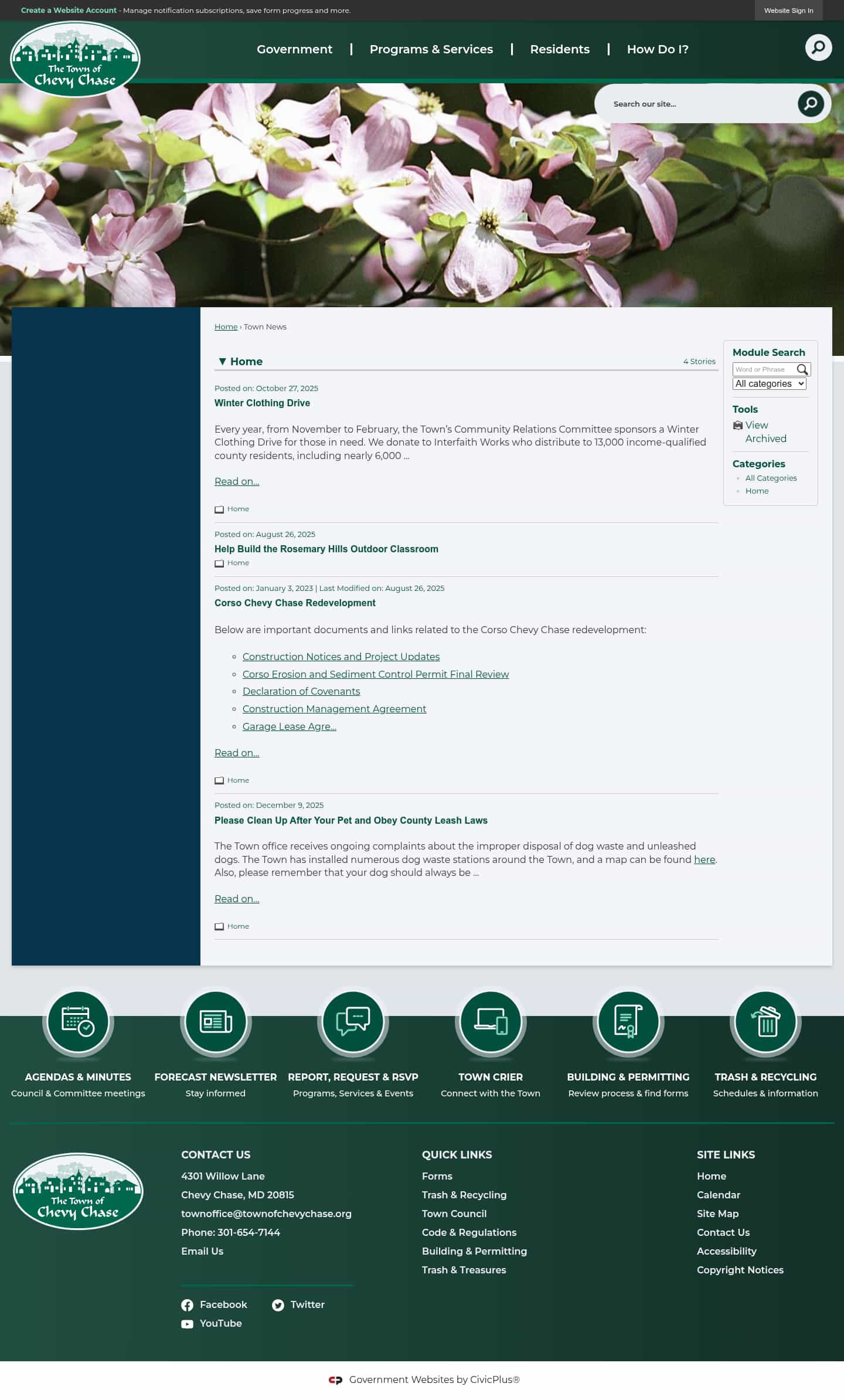 Latest website image capture