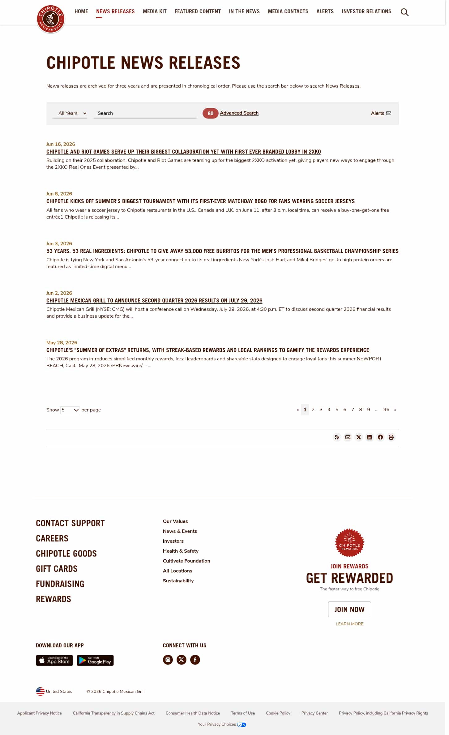 Latest website image capture