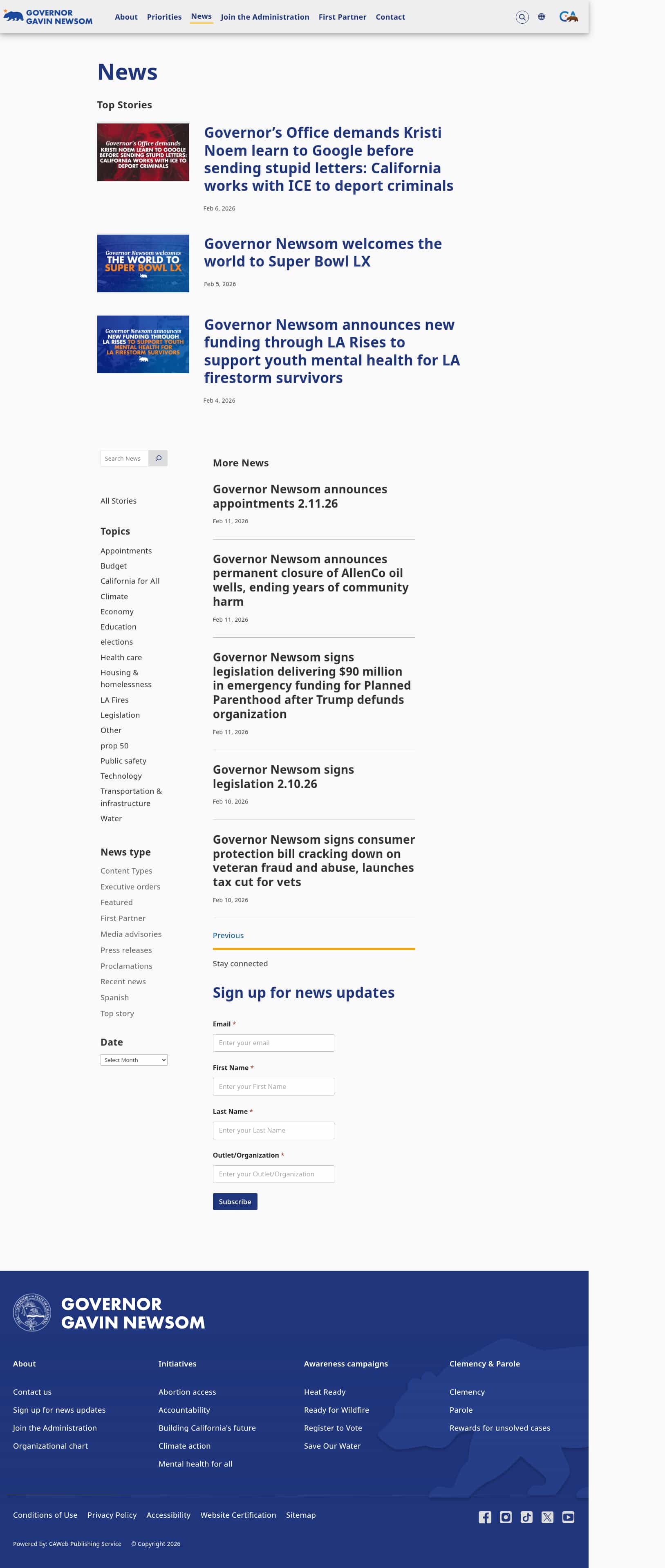 Latest website image capture